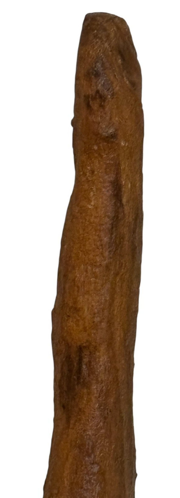 Folk Art Hand Carved Wood Spirit Old Man Face with Beard Artist Signed 8″