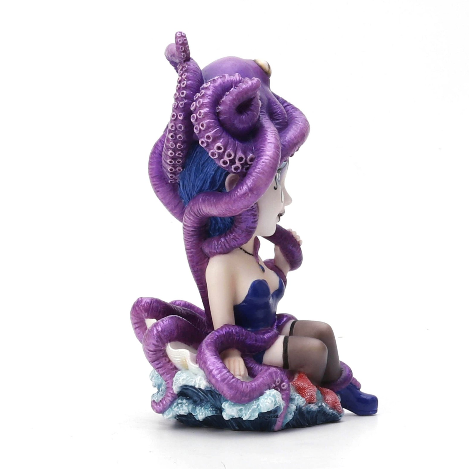 Veronese Design 5 3/8″ Gothic Blue Blood Aristocrat Hand Painted Resin Figurine
