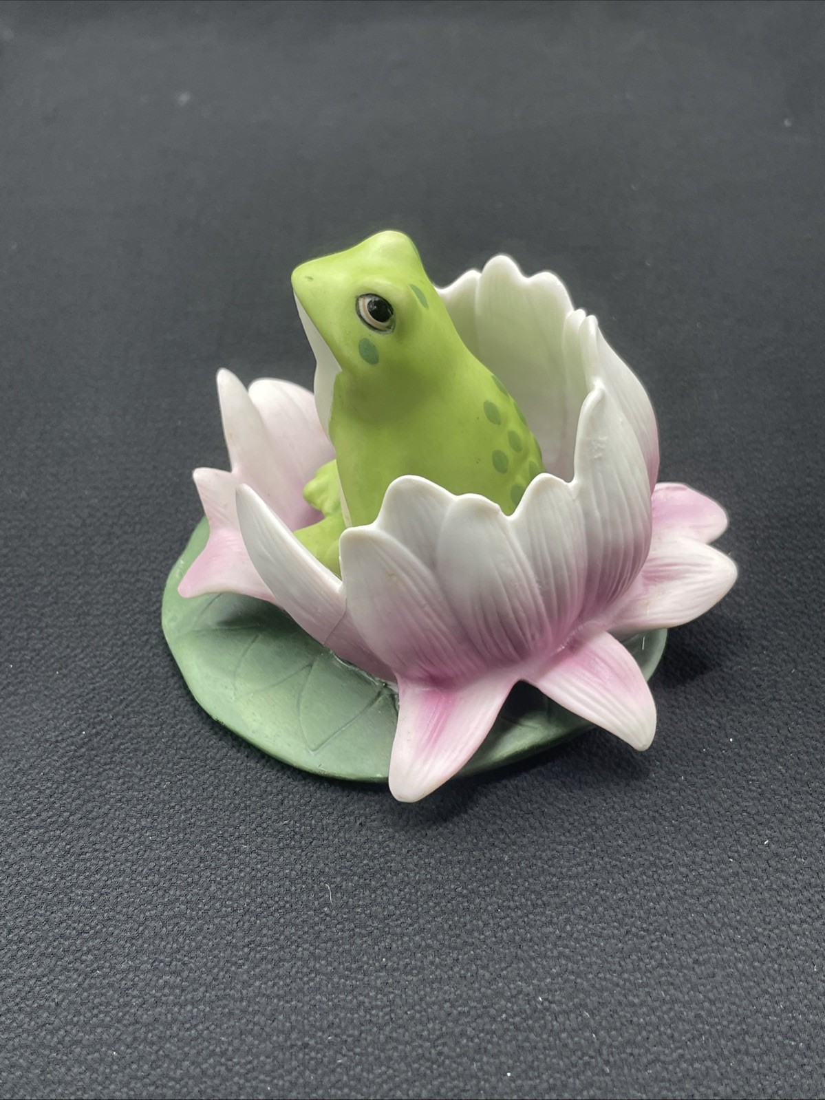 Franklin Mint 1984 Woodland Surprises Frog Hand Painted Jacqueline B Smith