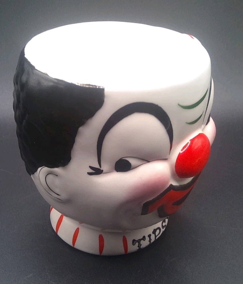 VTG “Tipsy the Clown” Yona Original hand-painted Japanese Porcelain Mug/Shafford