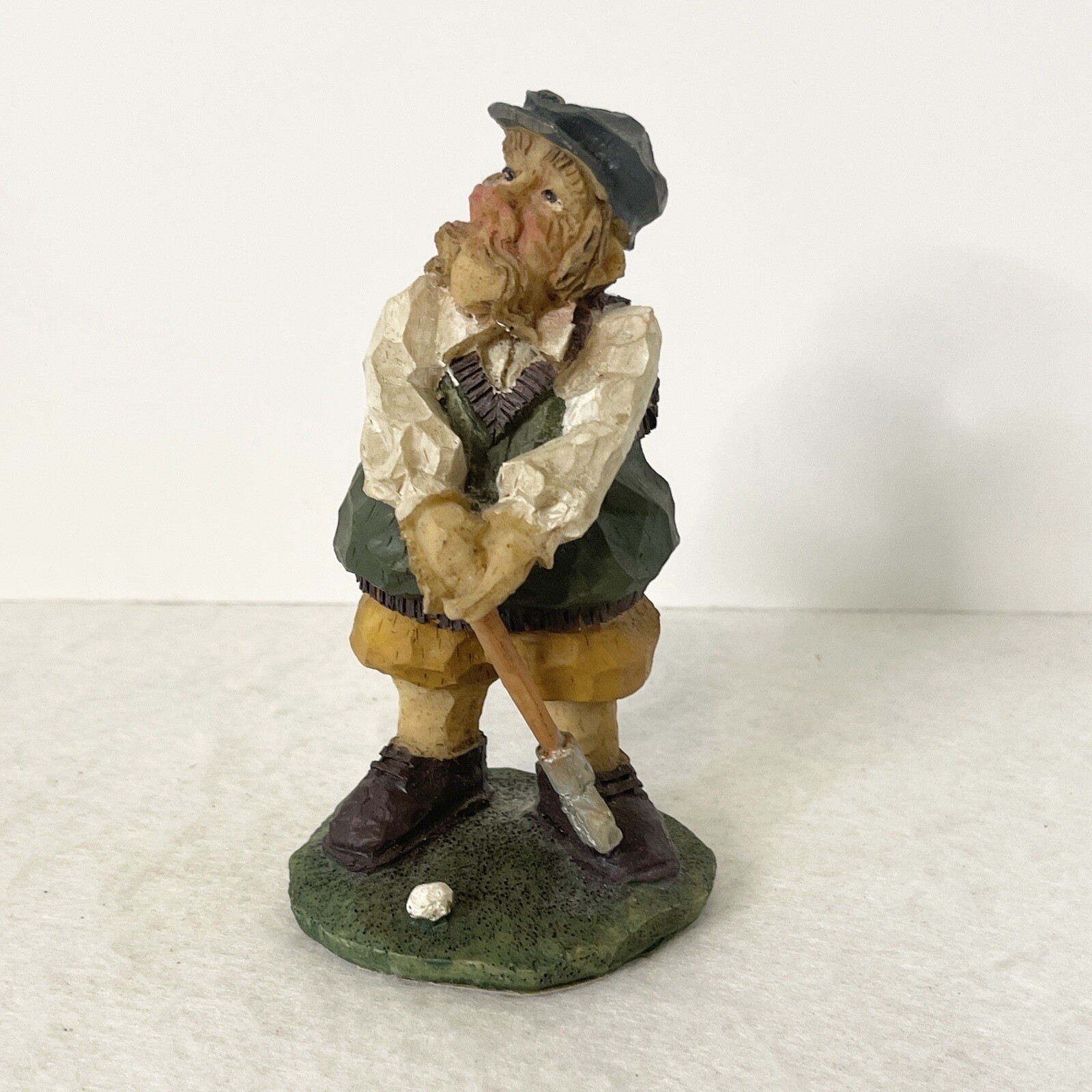 Vintage Scottish Golfer Figurine Souvenir Sports Decor Man Cave Office