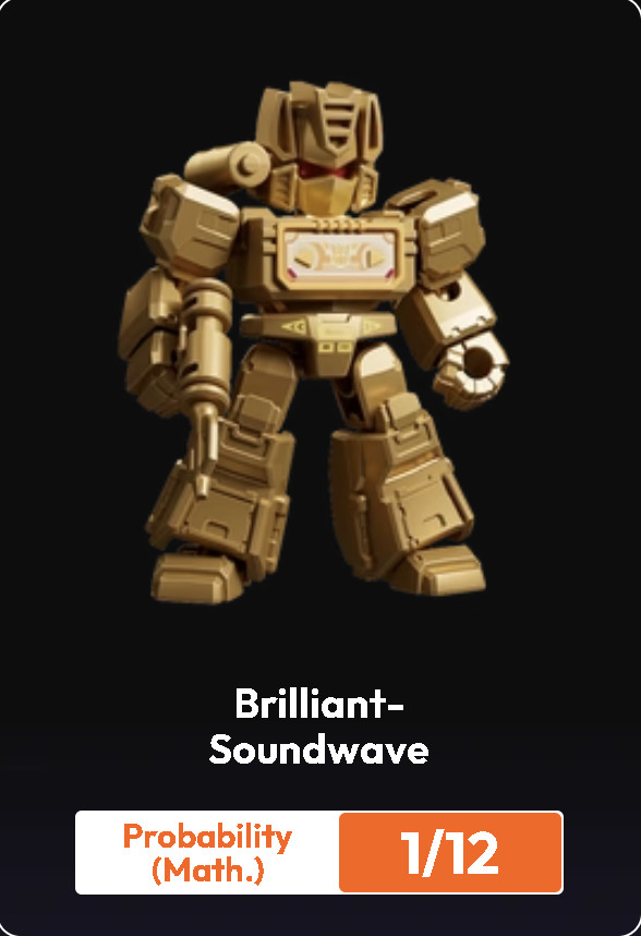 Blokees Transformers Defender Version 02 Mini Model Kit Soundwave 1/12