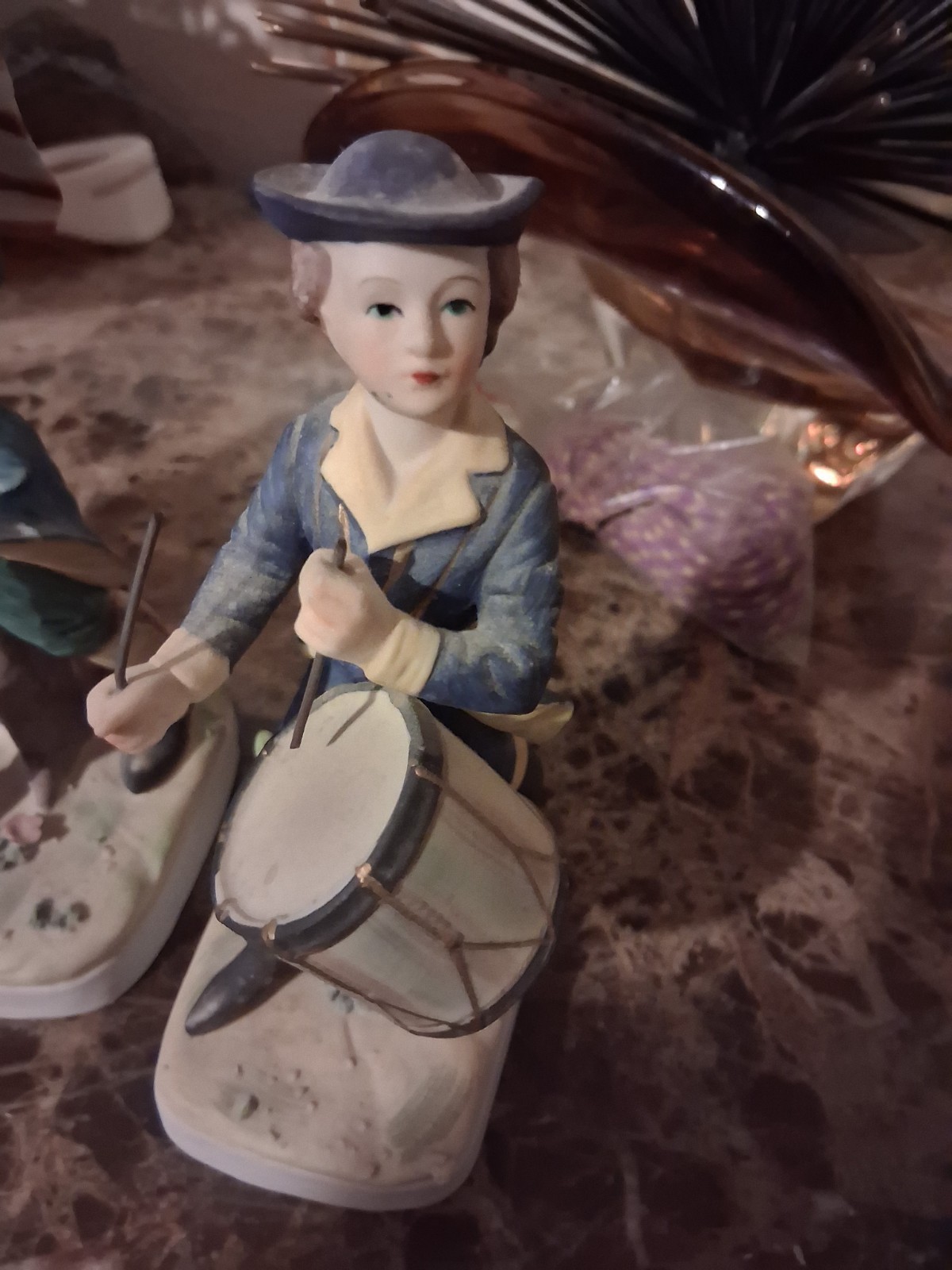 COMPLETE SET OF 3 Lefton Spirit of 76 Patriotic Revolutionary War Figures *RARE*
