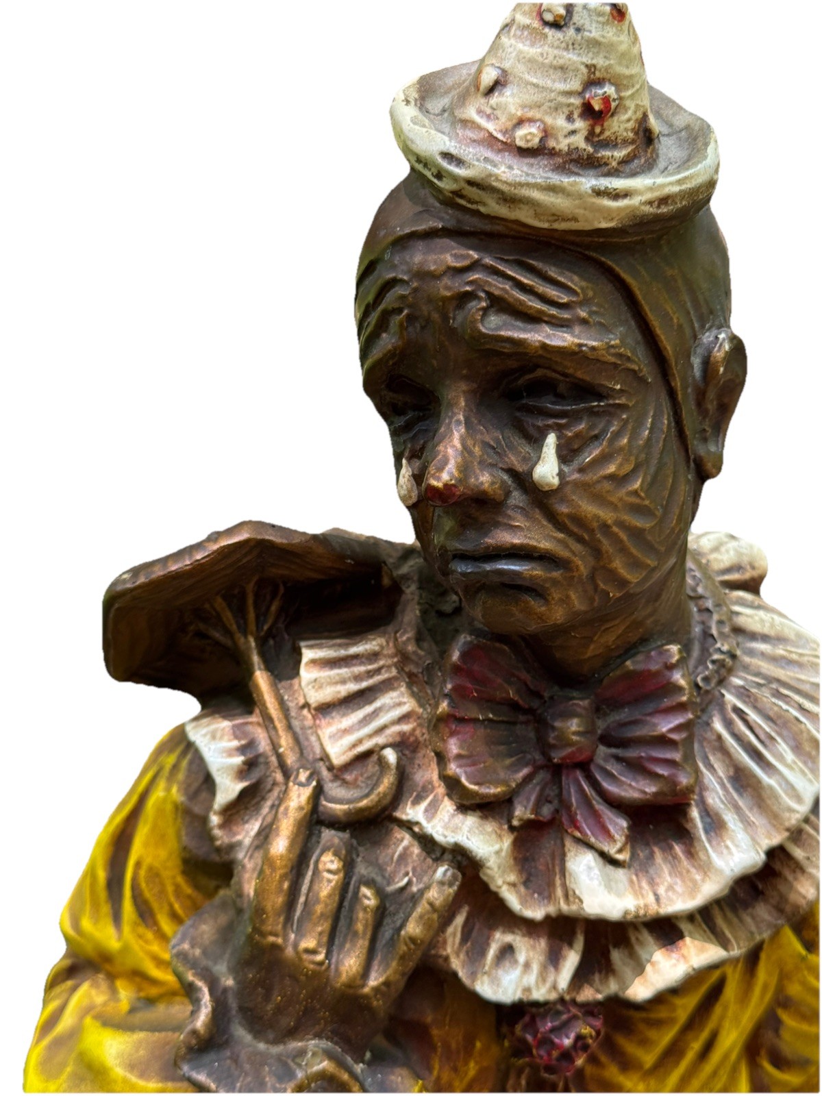 Vintage Universal Statuary Clown Statue Chicago 24″ Tall Sculpture 1966