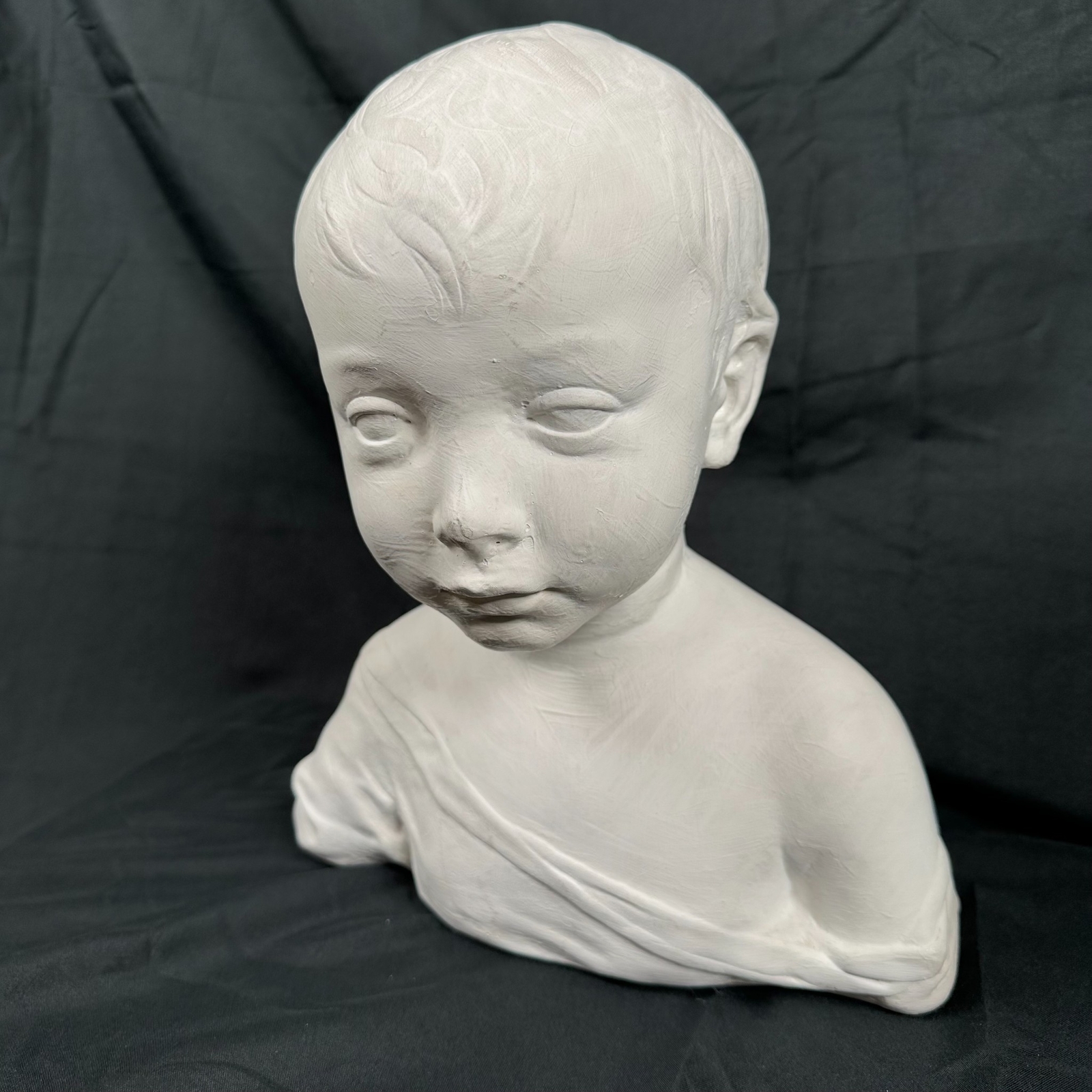 Desiderio Da Settignano Little Boy Head Bust Statue Reproduction Italian 11 LBs