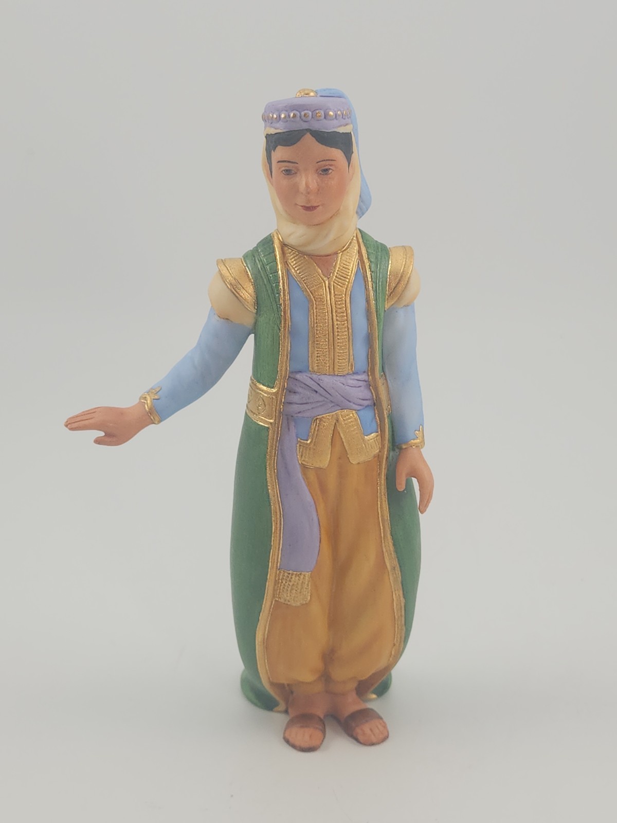 RARE 1995 Lenox The Renaissance Nativity Elephant Handler Missing Staff EUC