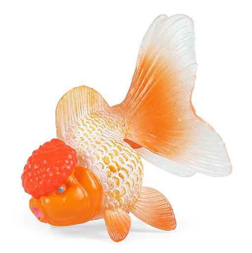 8cm Mini Goldfish PVC Toy Ocean Sea Fish Animal Figure Kids Gift