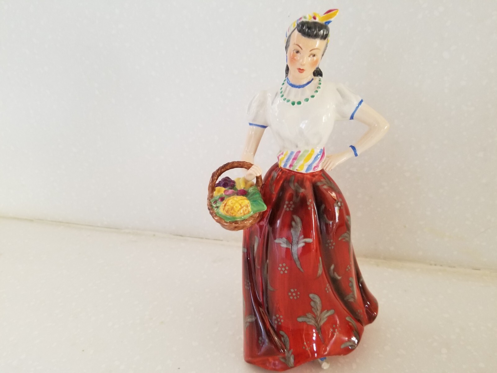 Wedgewood Porcelain Lady Figurine Made in England 8″