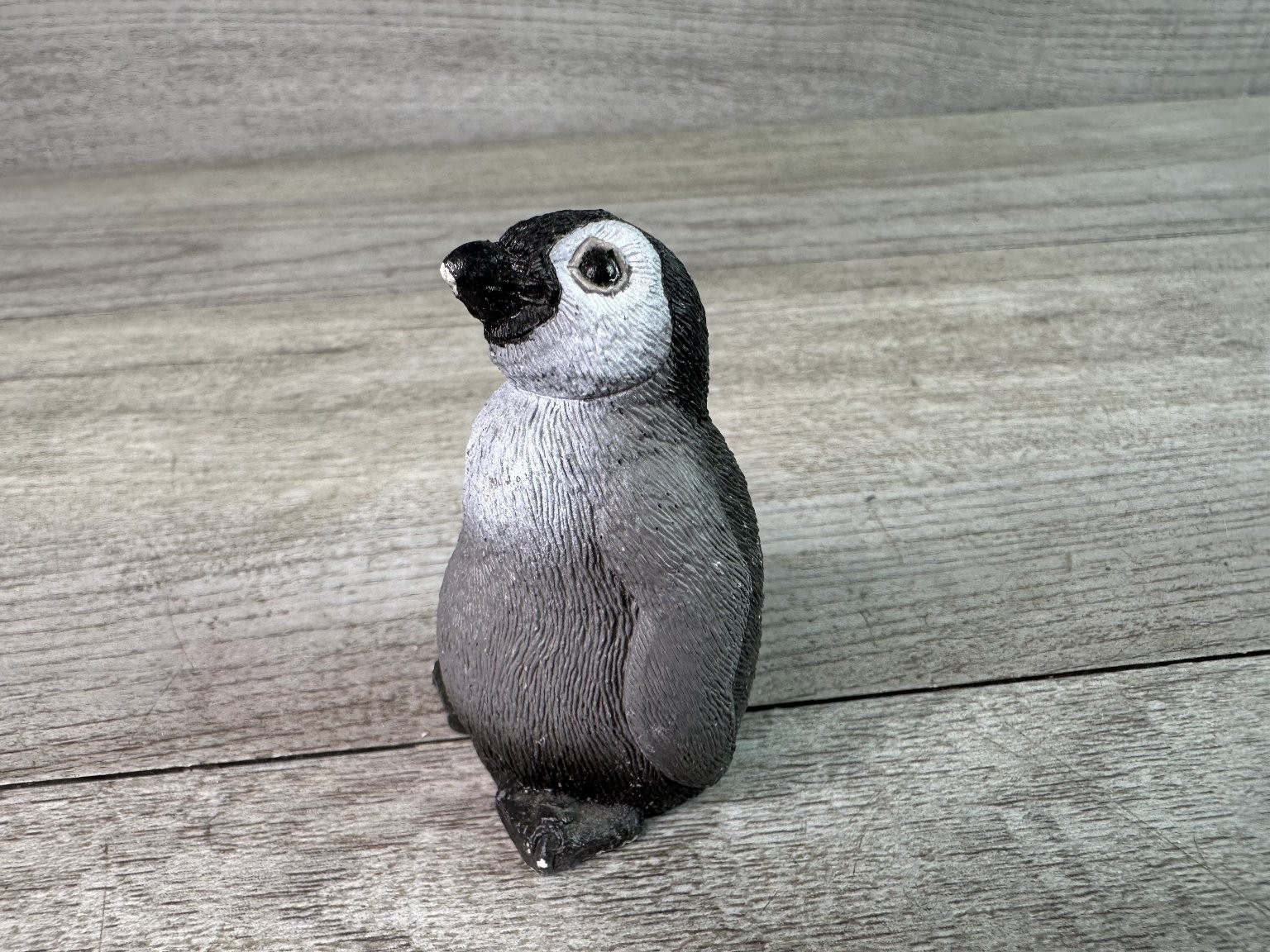 Vintage Penguin Figurine Hand-Painted Resin Animal Decor