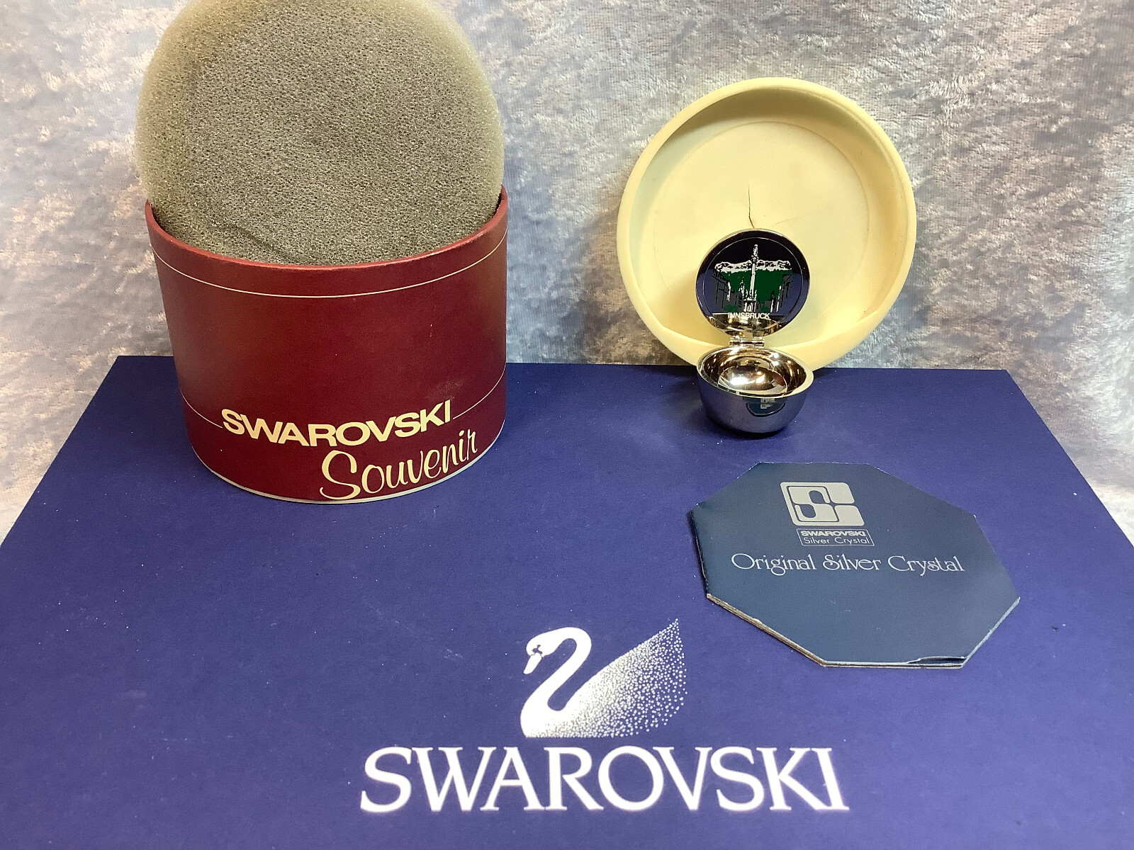 Swarovski Crystal Pillbox 7506NR030. Retired. Innsbruck. MIB