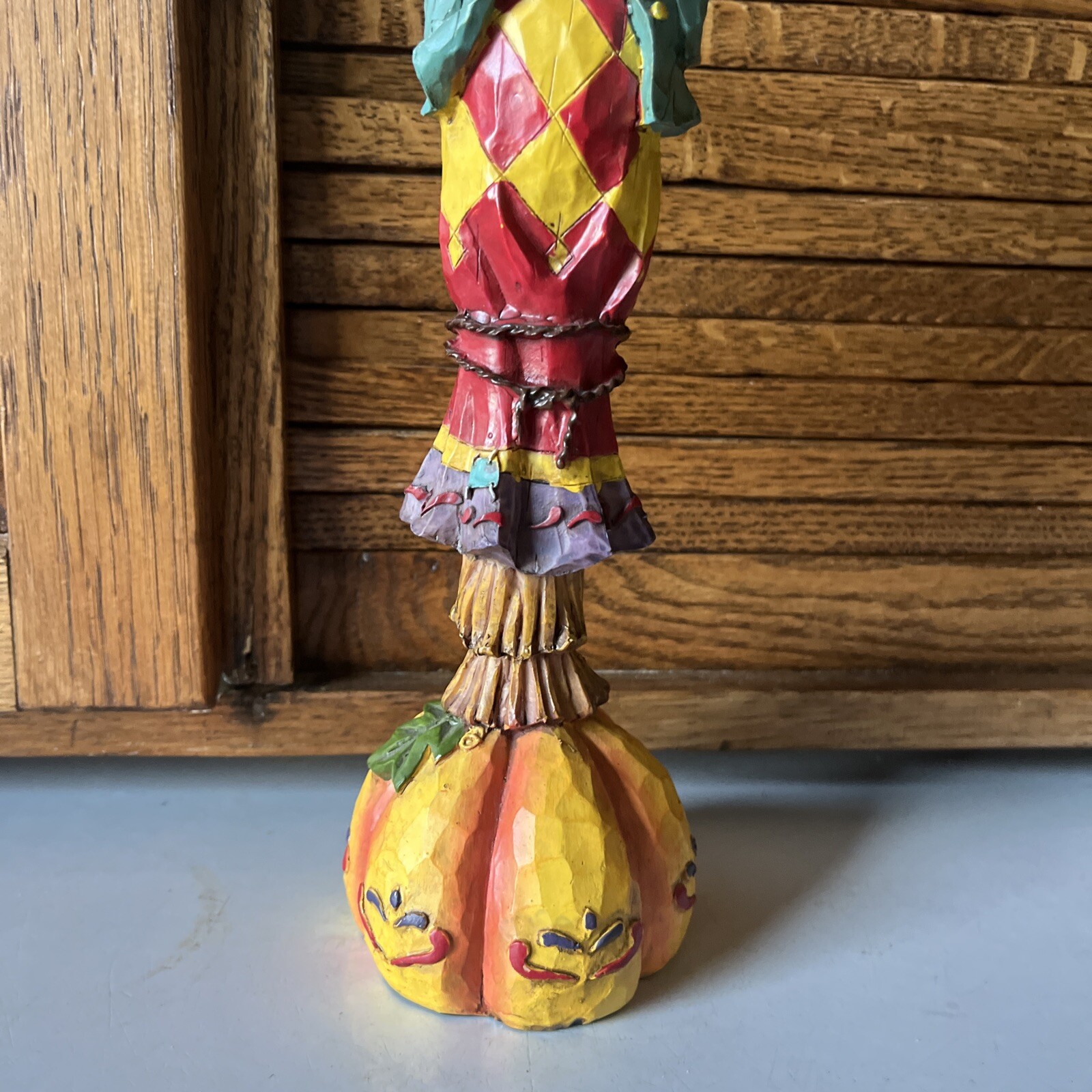 Tree shop Mini Scarecrow On Pumpkins Figurine Fall Decor