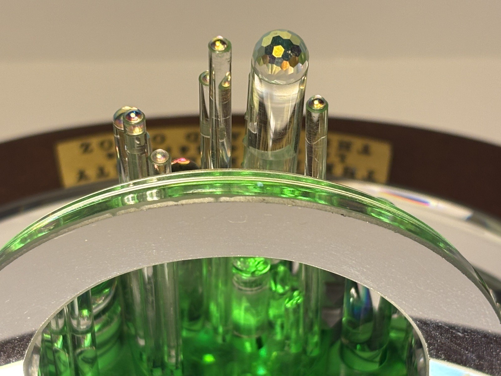 Rare Wizard of Oz “The Emerald City” Glass Sculpture by Crystallite Limited