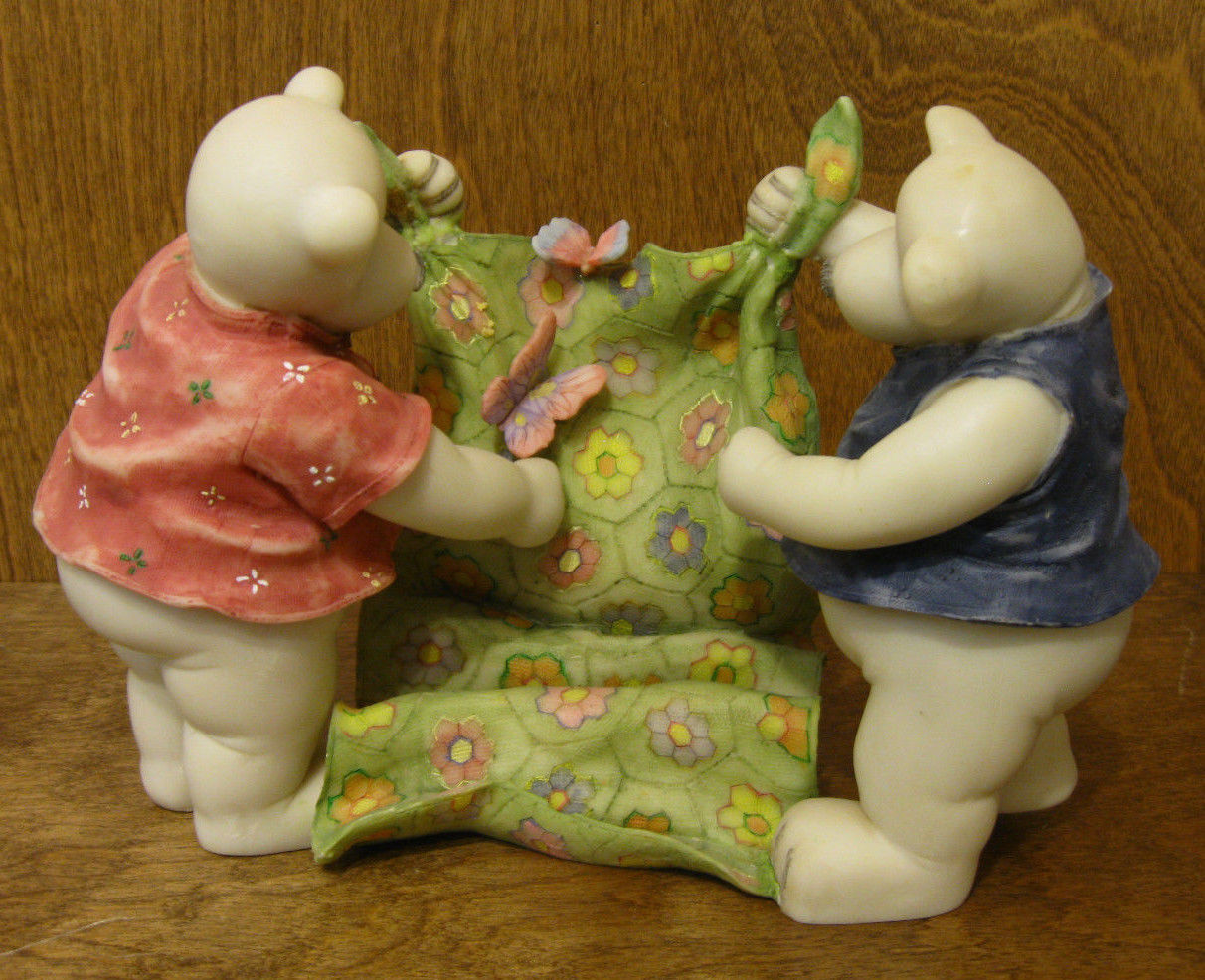 Boyds TENDER TIMES #86064 VANESSA & SHASTA BLUE “The Patchwork of Friendship” 6″
