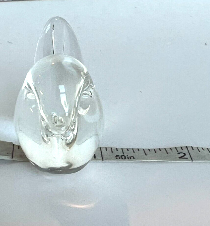 Gift Craft “Little Bird of Positivity” 2 1/2″ x 1 1/2″ Clear Glass Bird Figurine