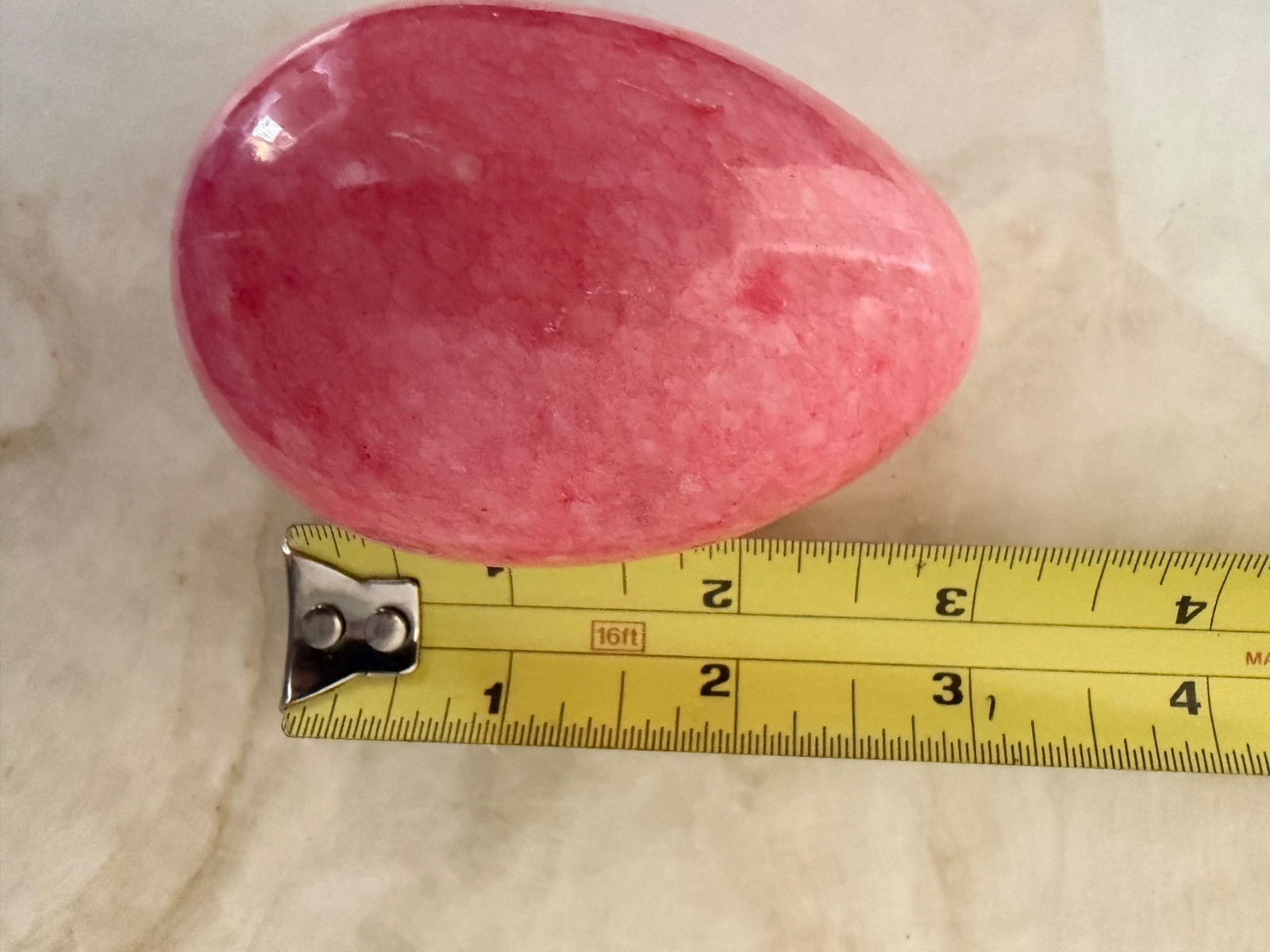 Vintage Italian Alabaster Marble Eggs – Set of 6 Colorful Stone Eggs – 3″
