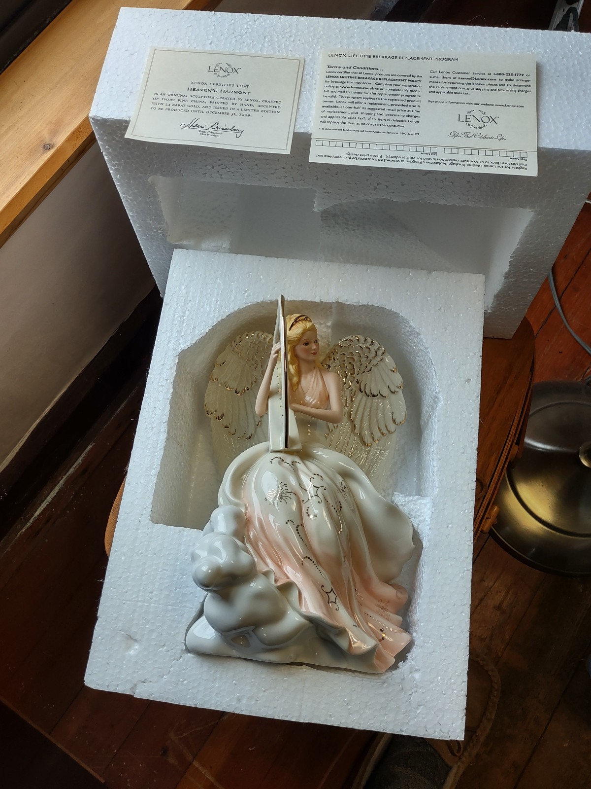 Lenox Heavens Harmony Angel Limited Edition with Box