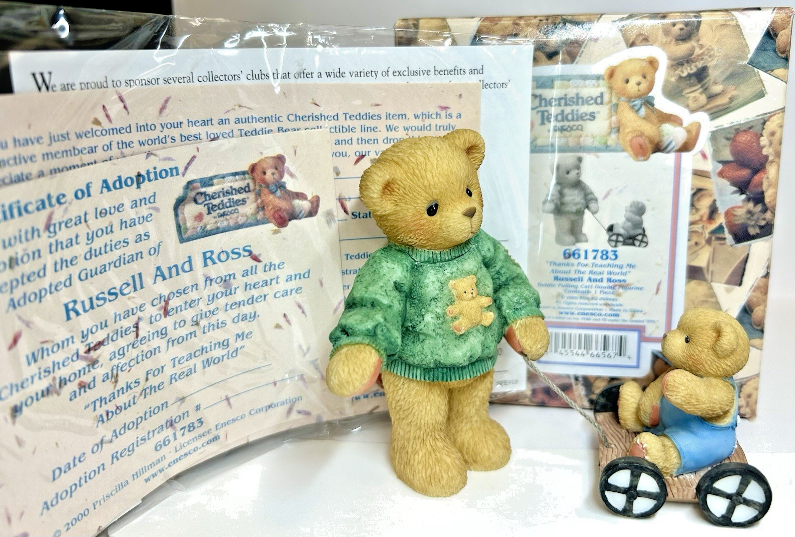 Cherished Teddies “Russell & Ross ~ Thank You For Teaching Me…” 661783