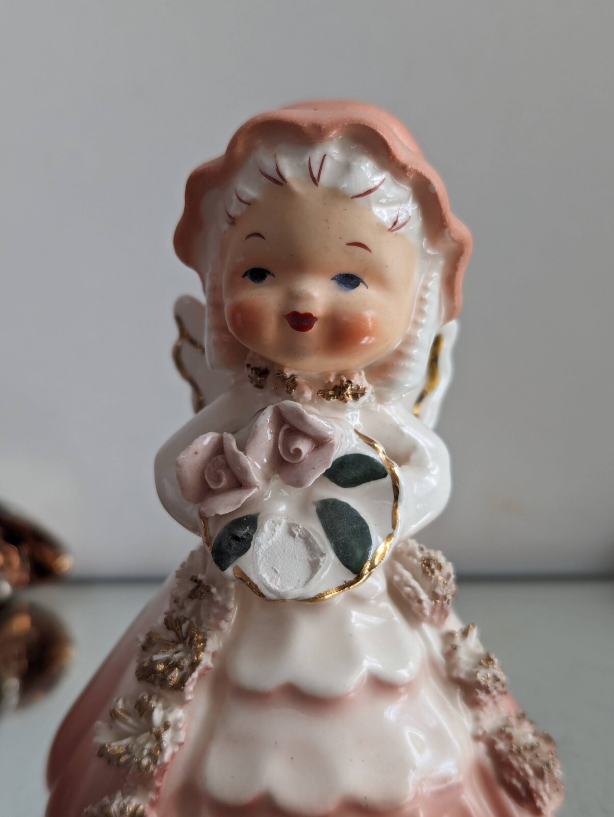 Vintage Napco May Angel Bell Of the Month Figurine #S/307E- 1956