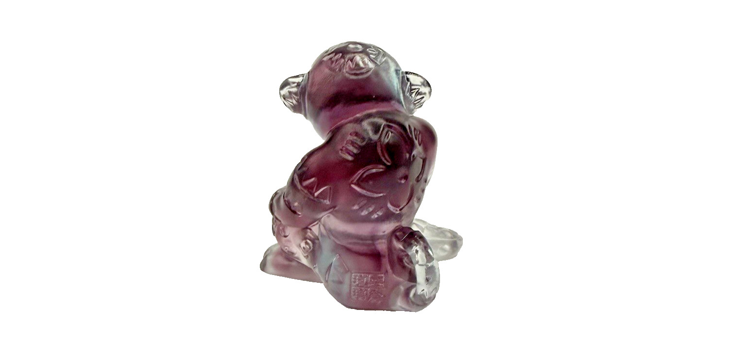 Liuligongfang Sign of Zodiac Little Monkey Signed Limited Edition Glass Figurine