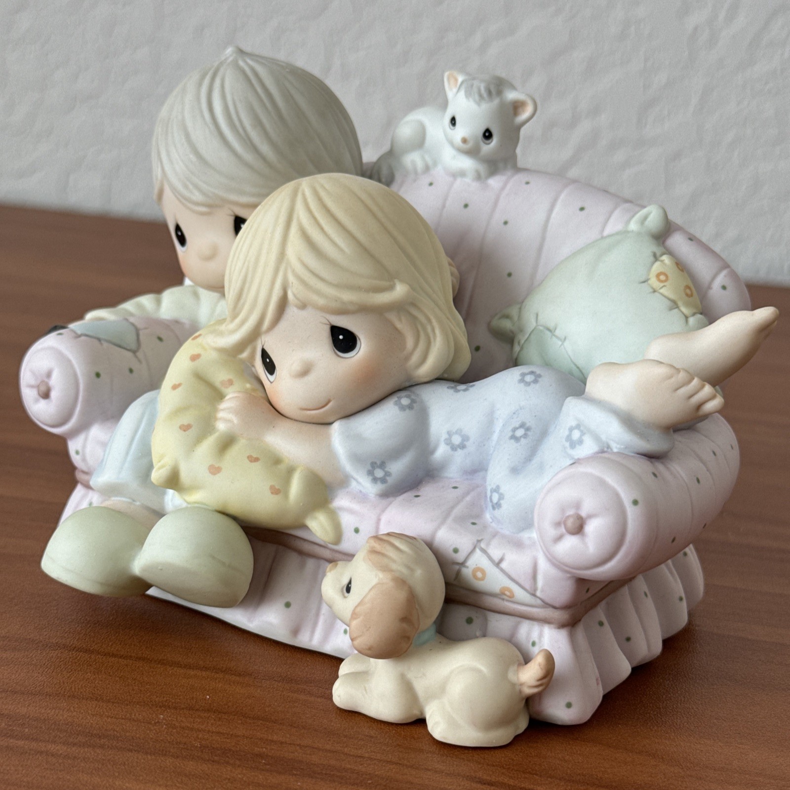 Vtg Precious Moments Figurine Together Is The Nicest Place To Be 4003175 Rare
