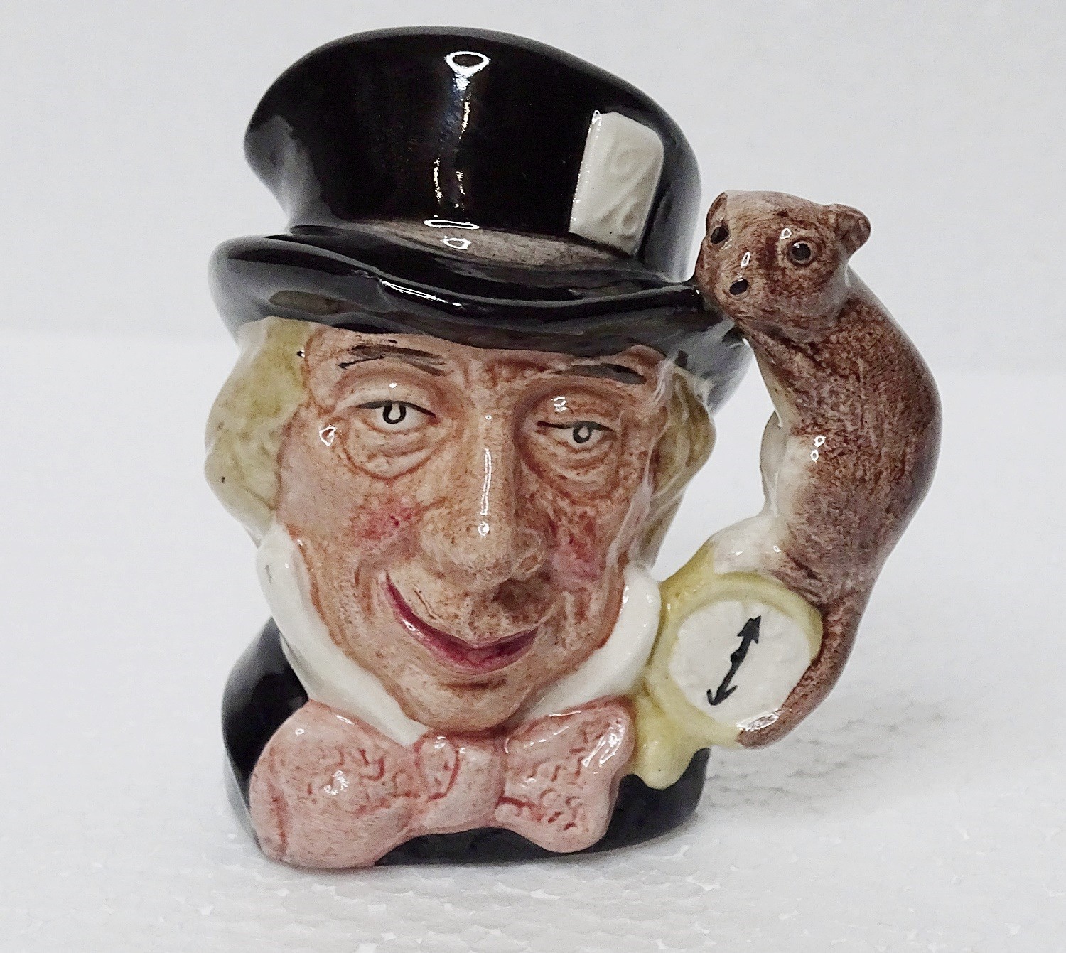 ROYAL DOULTON “Mad Hatter” Mini Toby Mug Jug D6606 Character 1970. 2.5″ Nice!