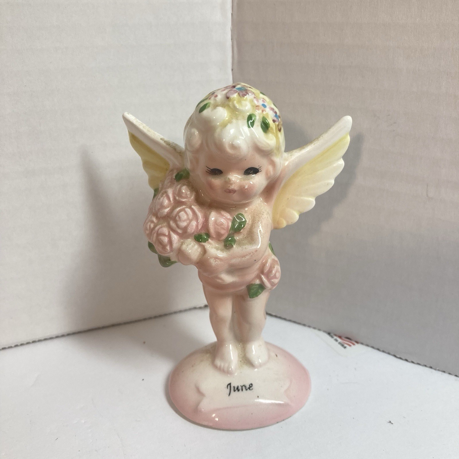 Vintage June Birthday Angel
