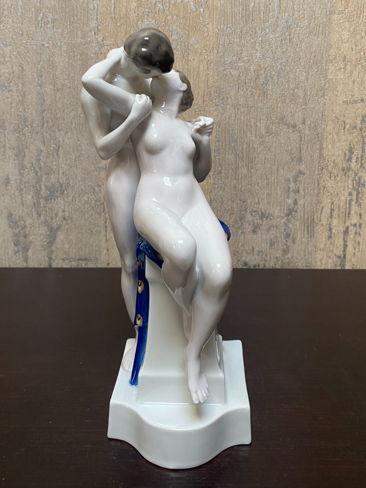 Antique Rosenthal “Spring Of Love – The Kiss” Porcelain Figurine Richard Aigner