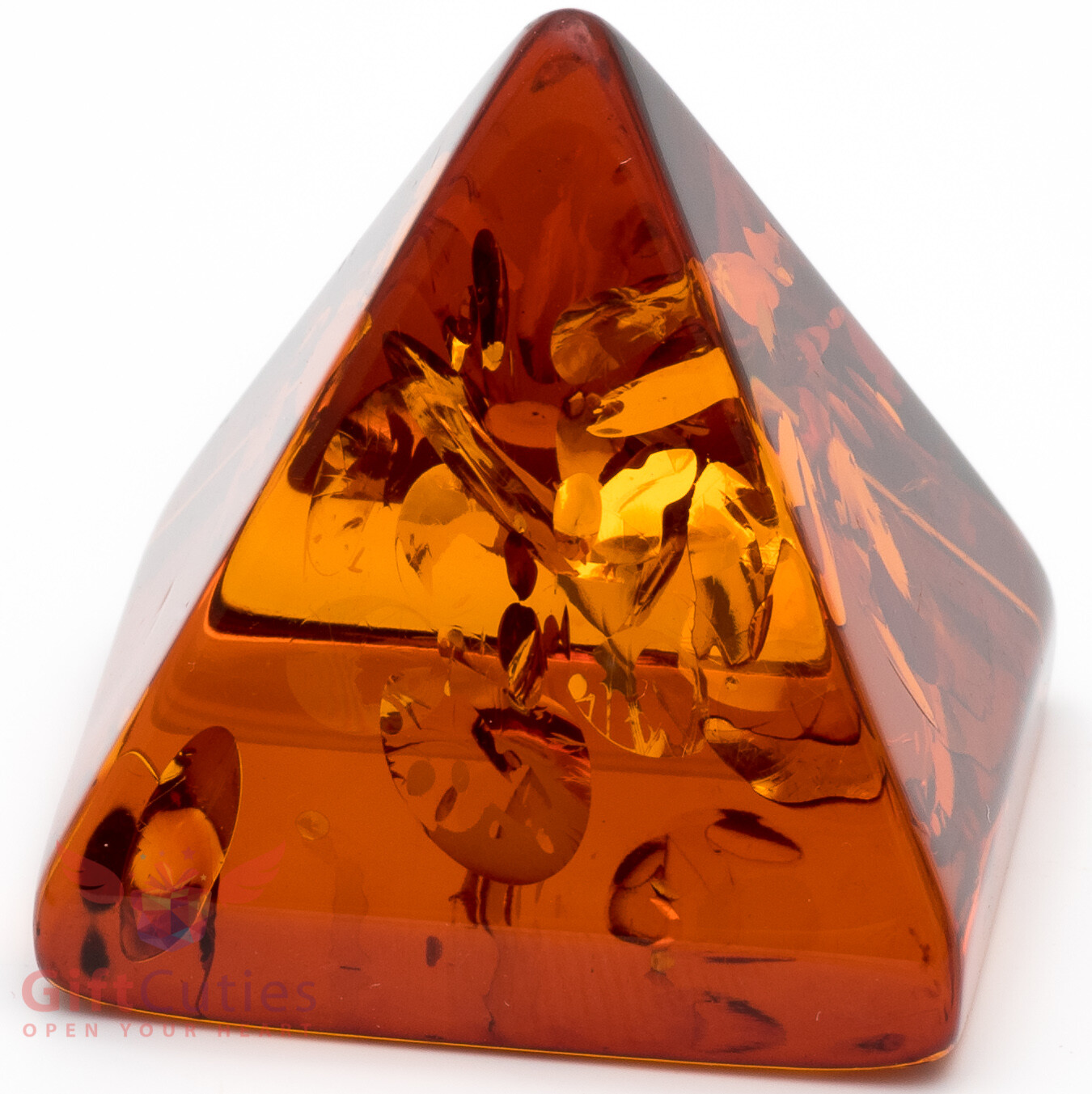 Figurine souvenir of Baltic amber Pyramid