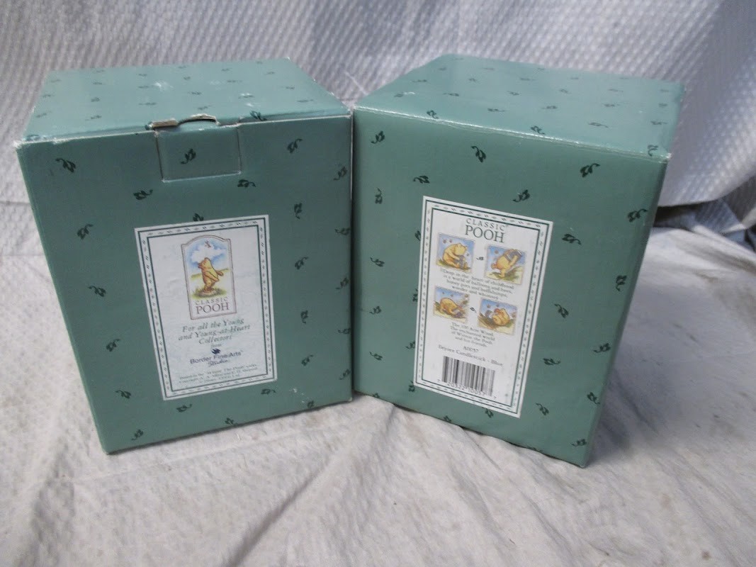 Border Fine Arts Winnie The Pooh Candle Holder & Eeyore Candlestick Holder