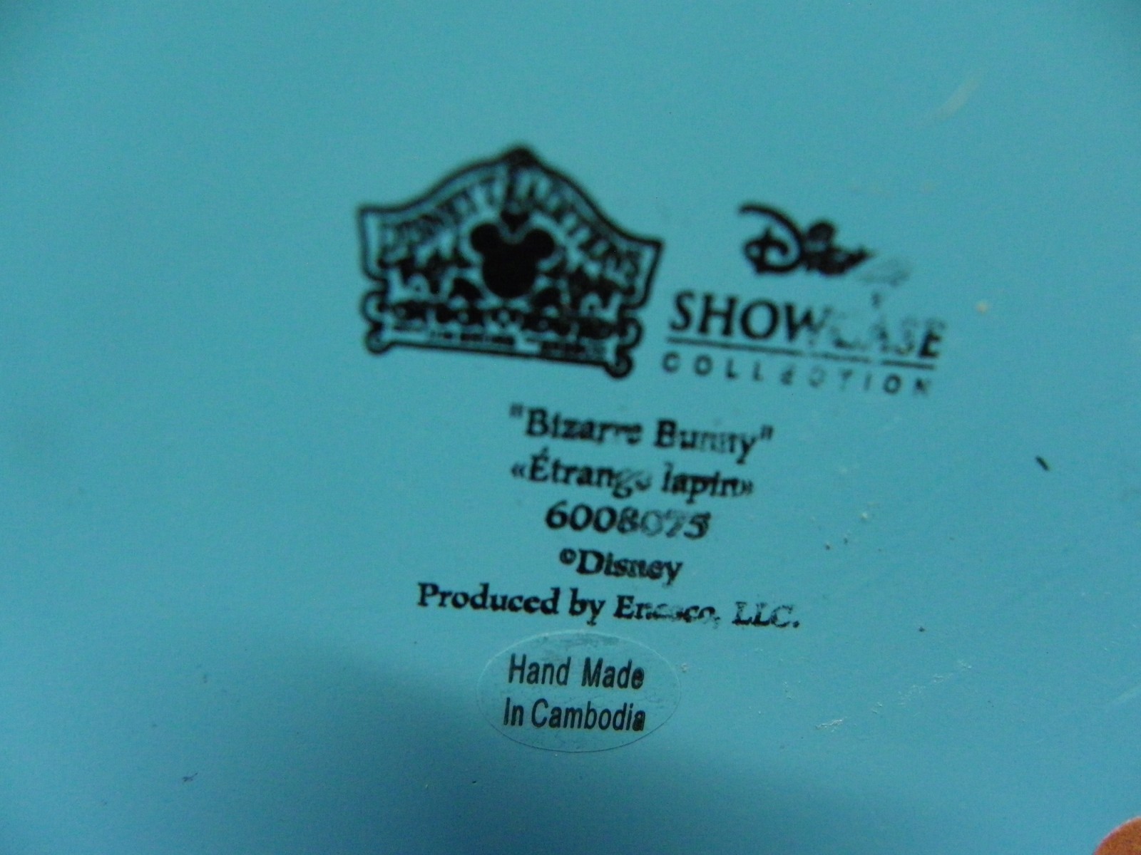 Jim Shore Bizarre Bunny Stitch Running w/Easter Basket Disney Traditions 6008075