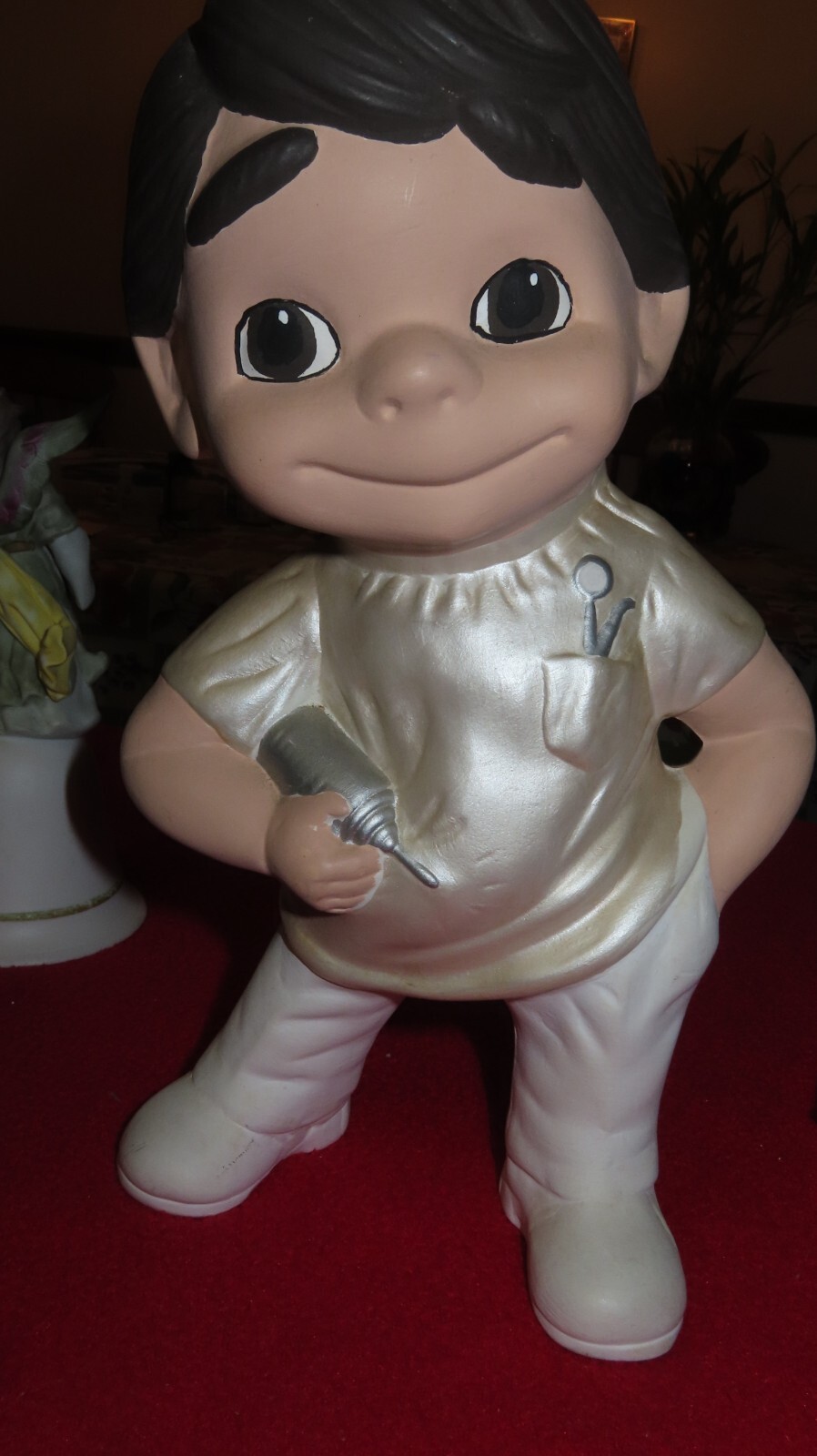 Smiley Atlantic Mold Dentist – Doctor 1980’s Ceramic LARGE statue/figure