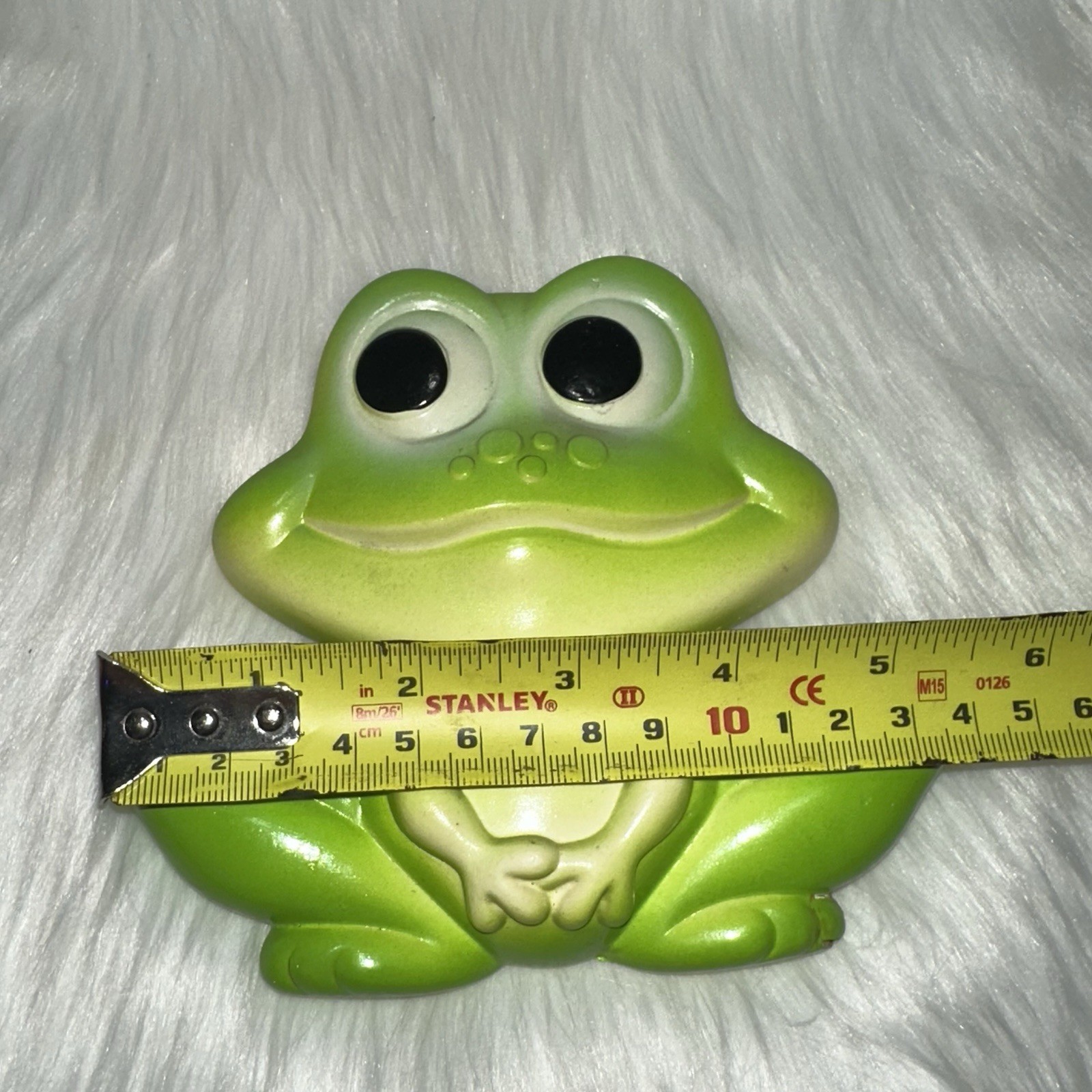 Vintage Pair Miller Studio Chalkware Mr. Mrs. Frog Wall Plaque Set Retro 1970s