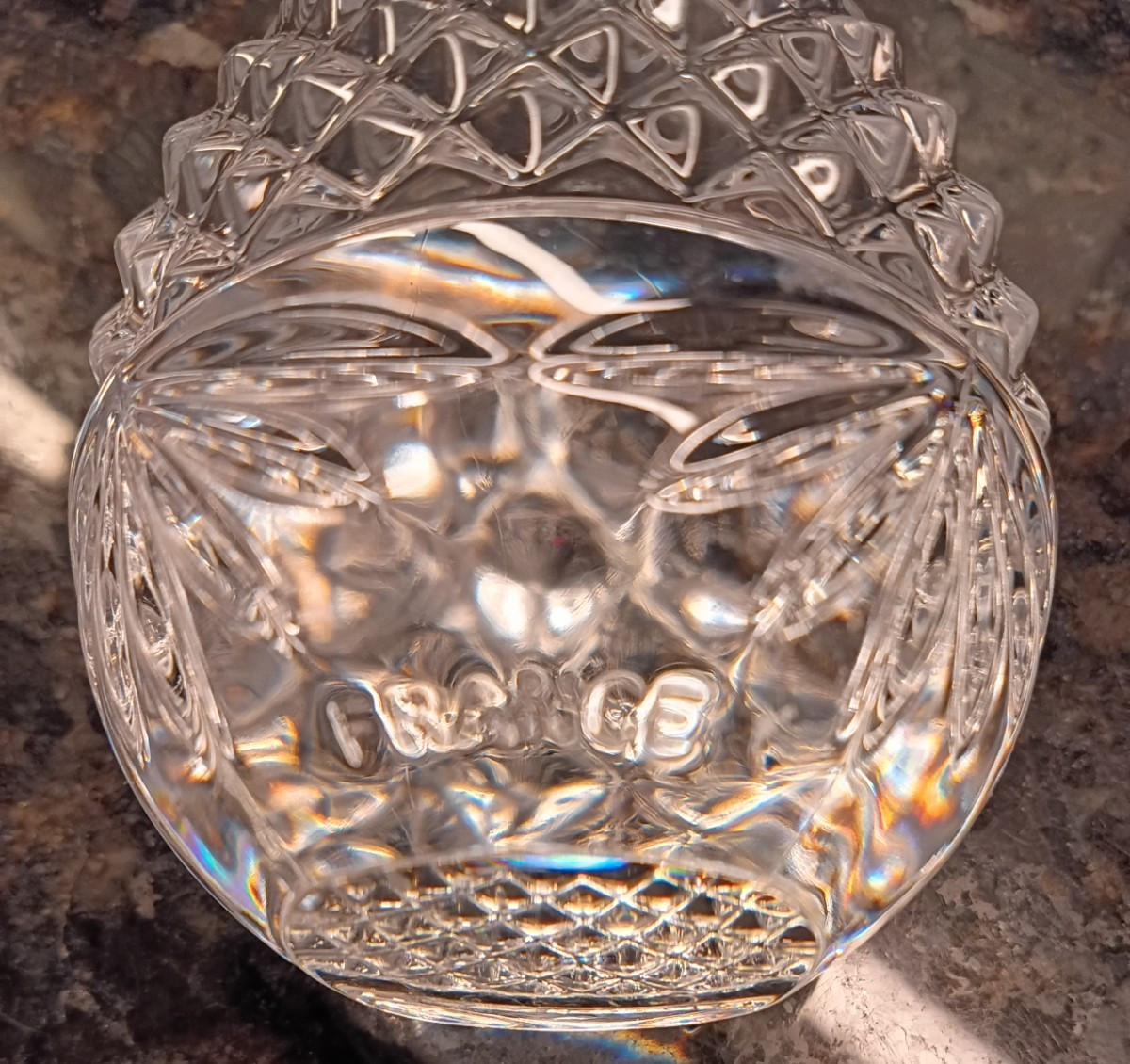 Vintage Crystal Egg Figurine France