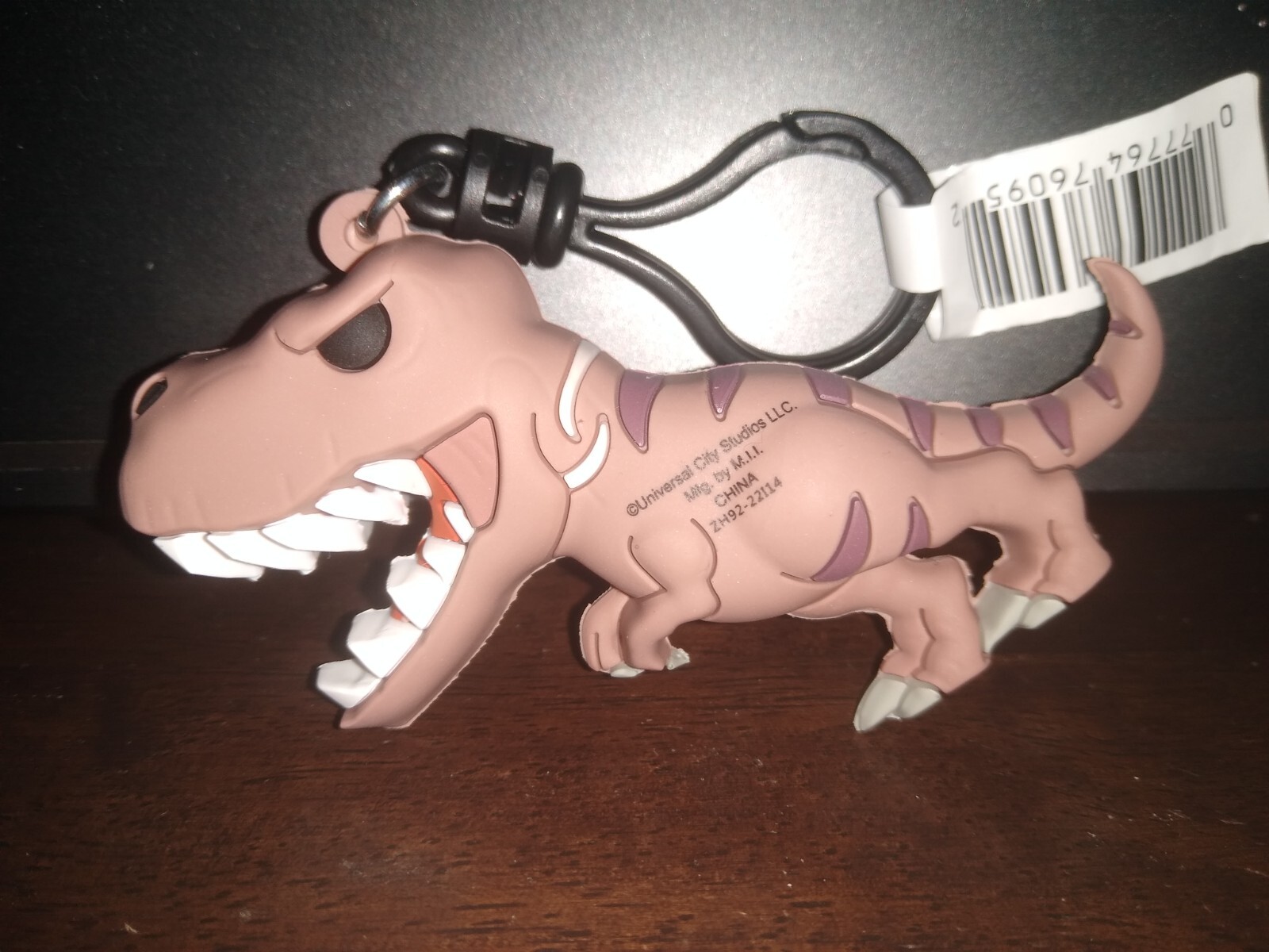 Universal Retro Movie Series 1 Figural Bag Clip 3 Inch T-Rex