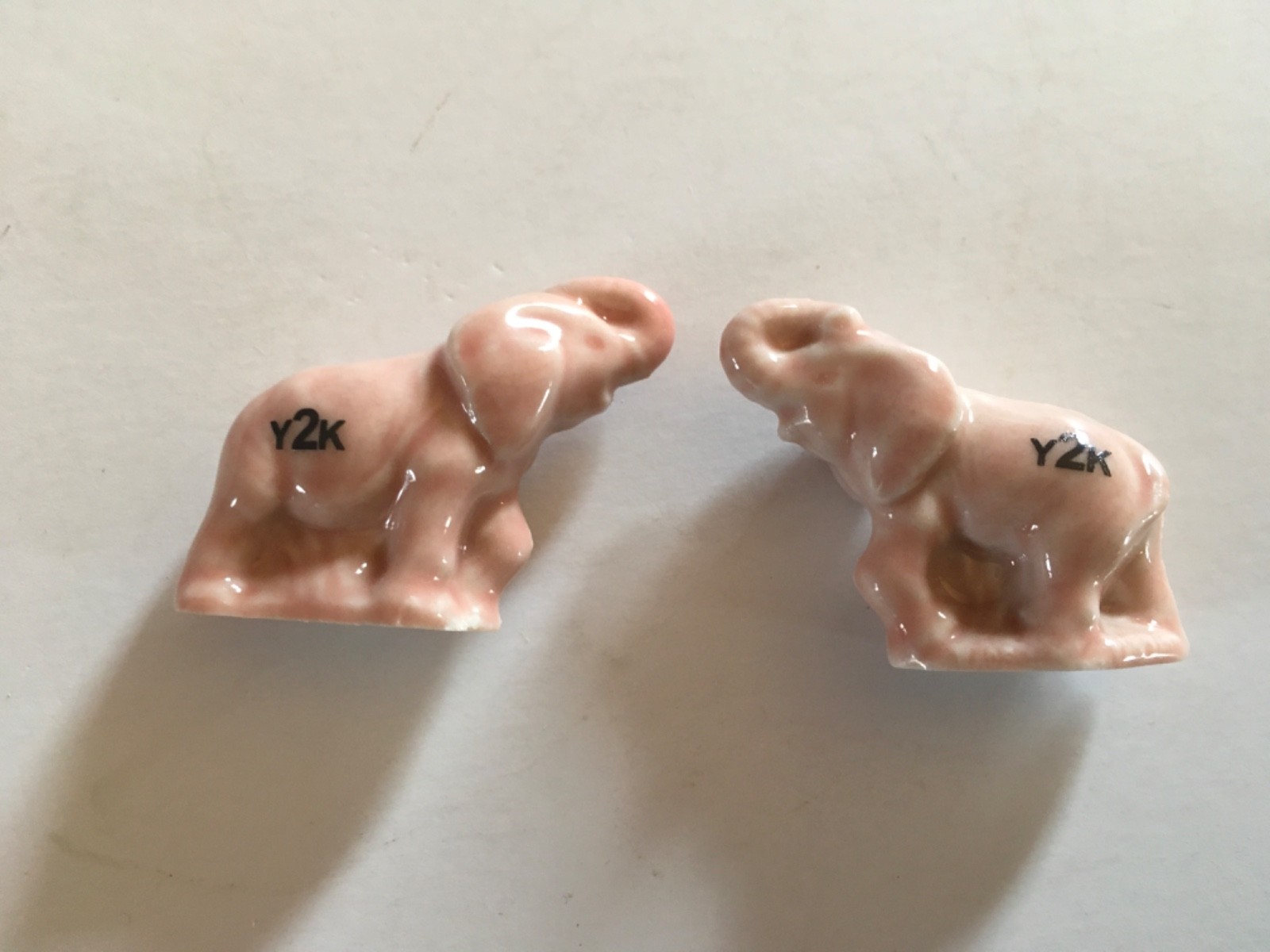 WADE Y2K PINK ELEPHANTS RIGHT AND LEFT LIMITED EDITIONS