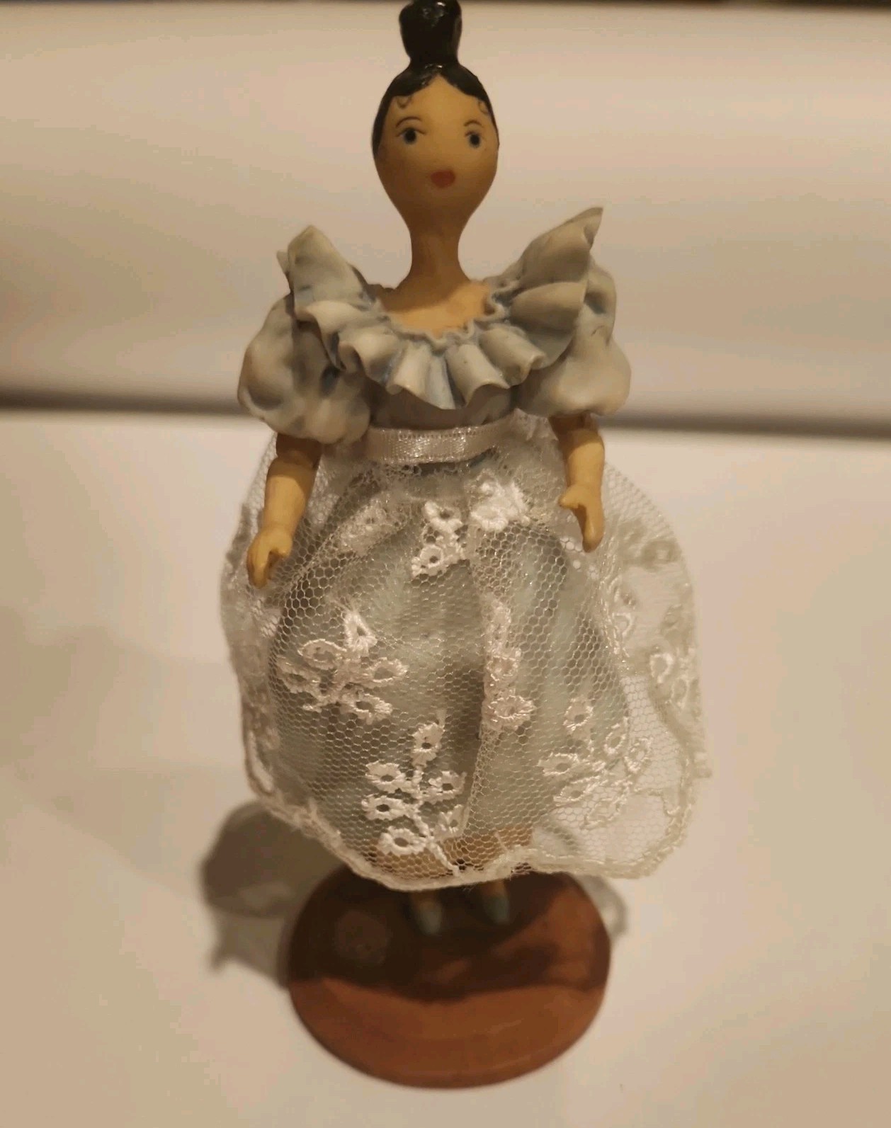 Enesco Grodnertal Doll Figurine 1994 4.5″ No Box Vintage Collectible Marked #44