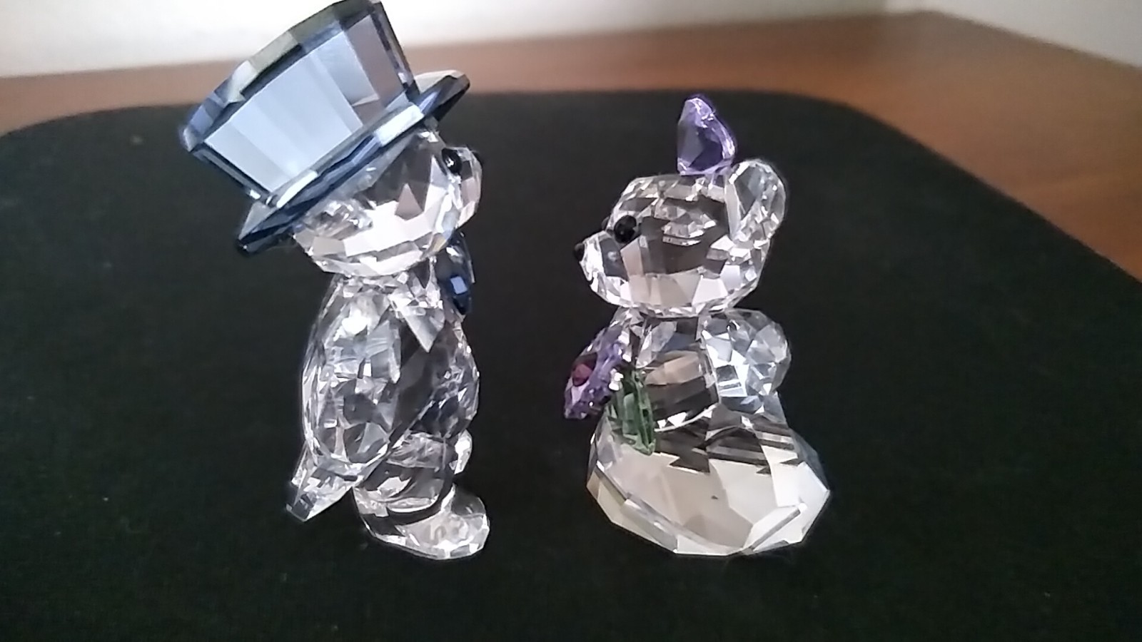 Swarovski Crystal Kris Bears’ You and I’ Wedding Bride & Groom MINT Box COA