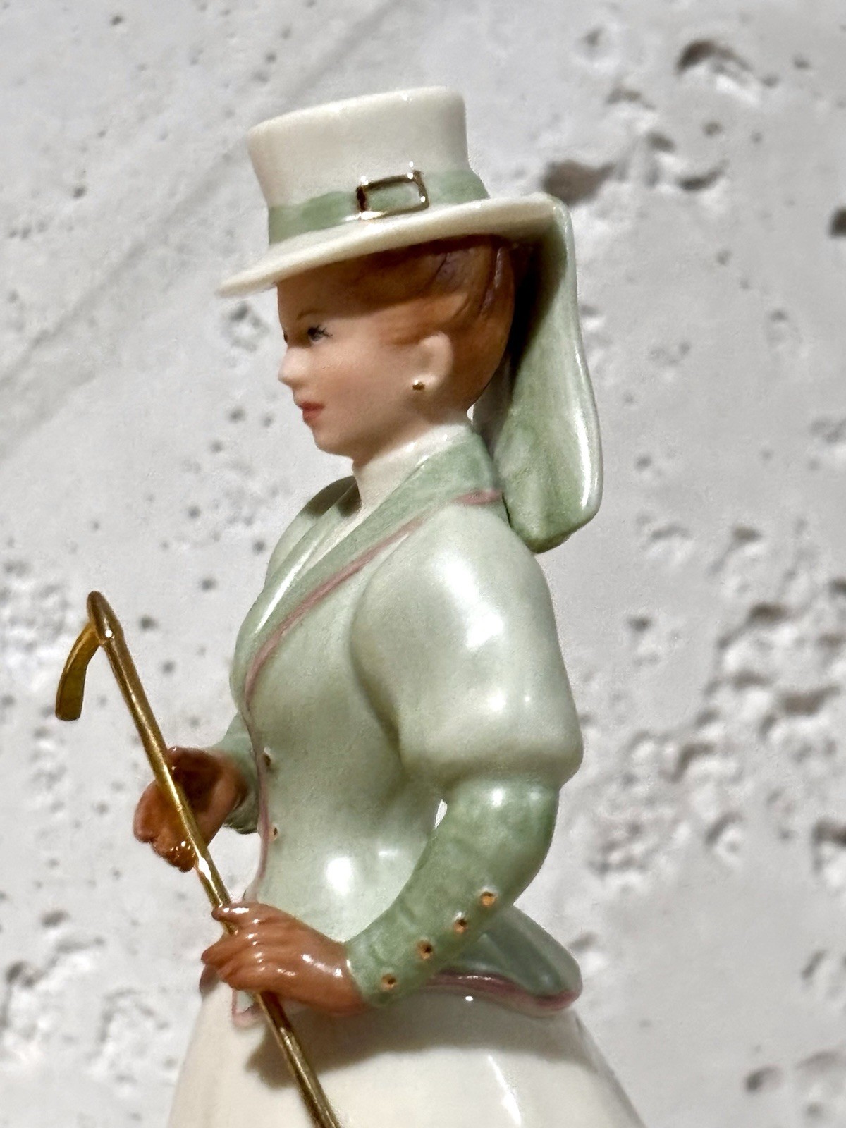 LENOX “Hampshire Hunt” fine porcelain lady figurine doll Ladies of Elegance 6”T