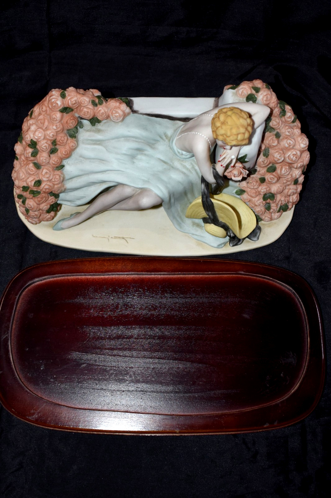 LOUIS ICART Les Roses Figurine Heirloom Tradition Ltd Ed #862/10000 ca. 1984