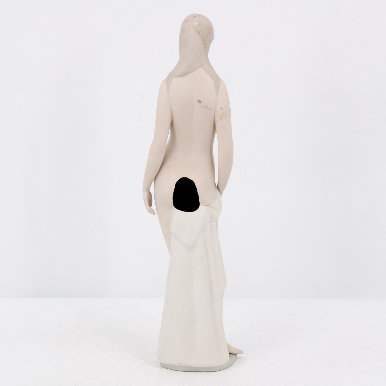 Vintage Lladro Nude Woman Matte Porcelain Figure