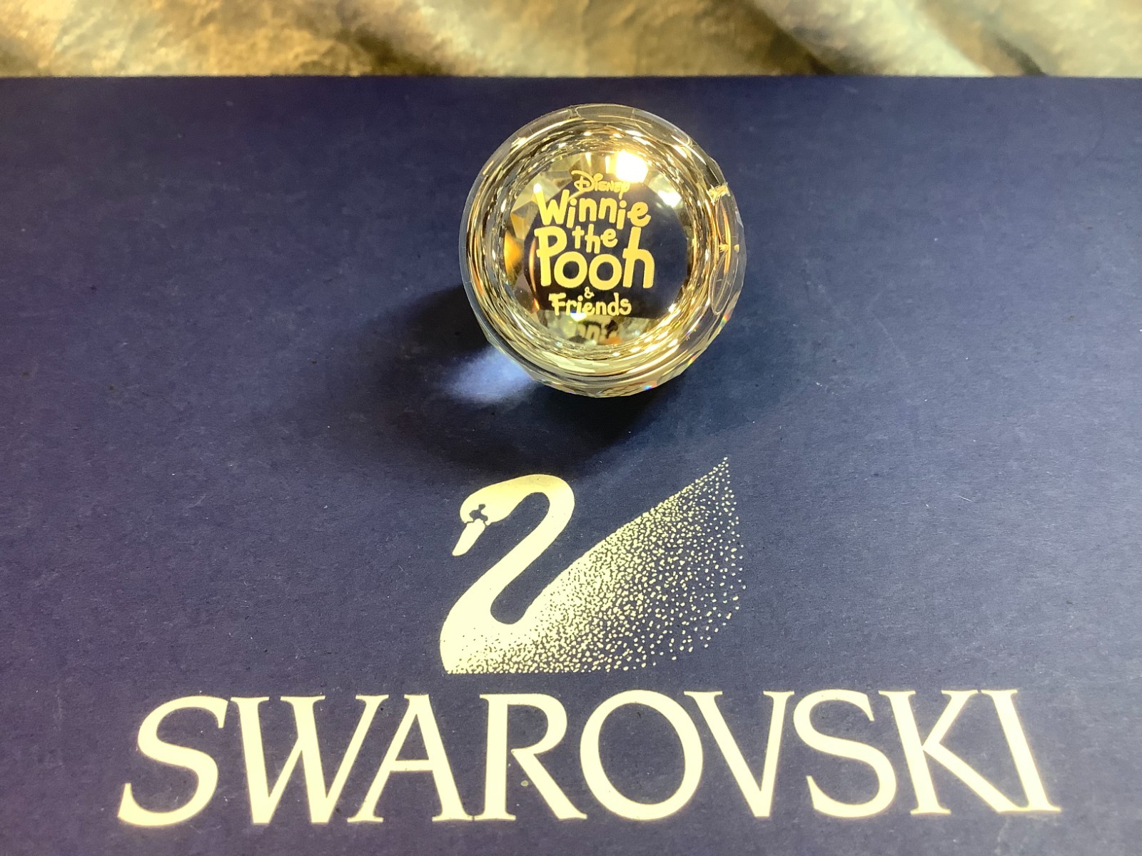 Swarovski Disney Set: Winnie the Pooh, Eeyore, Piglet, Tigger, & Plaque. MIB+COA