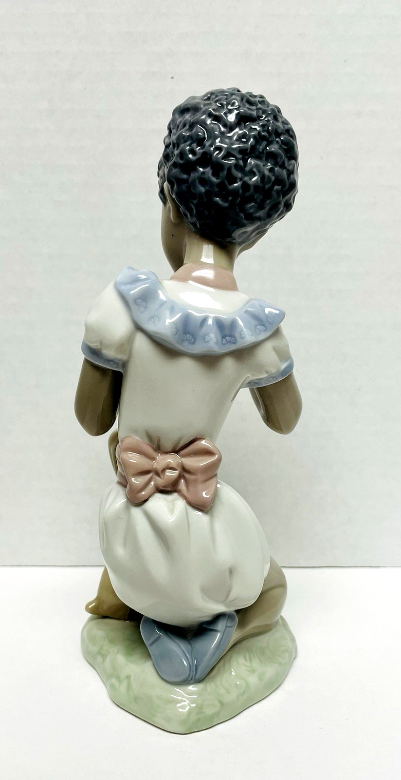 Lladro Black Legacy SHARING SWEETS #5836 Girl w/ Ice Cream & Dog Figurine~ EUC