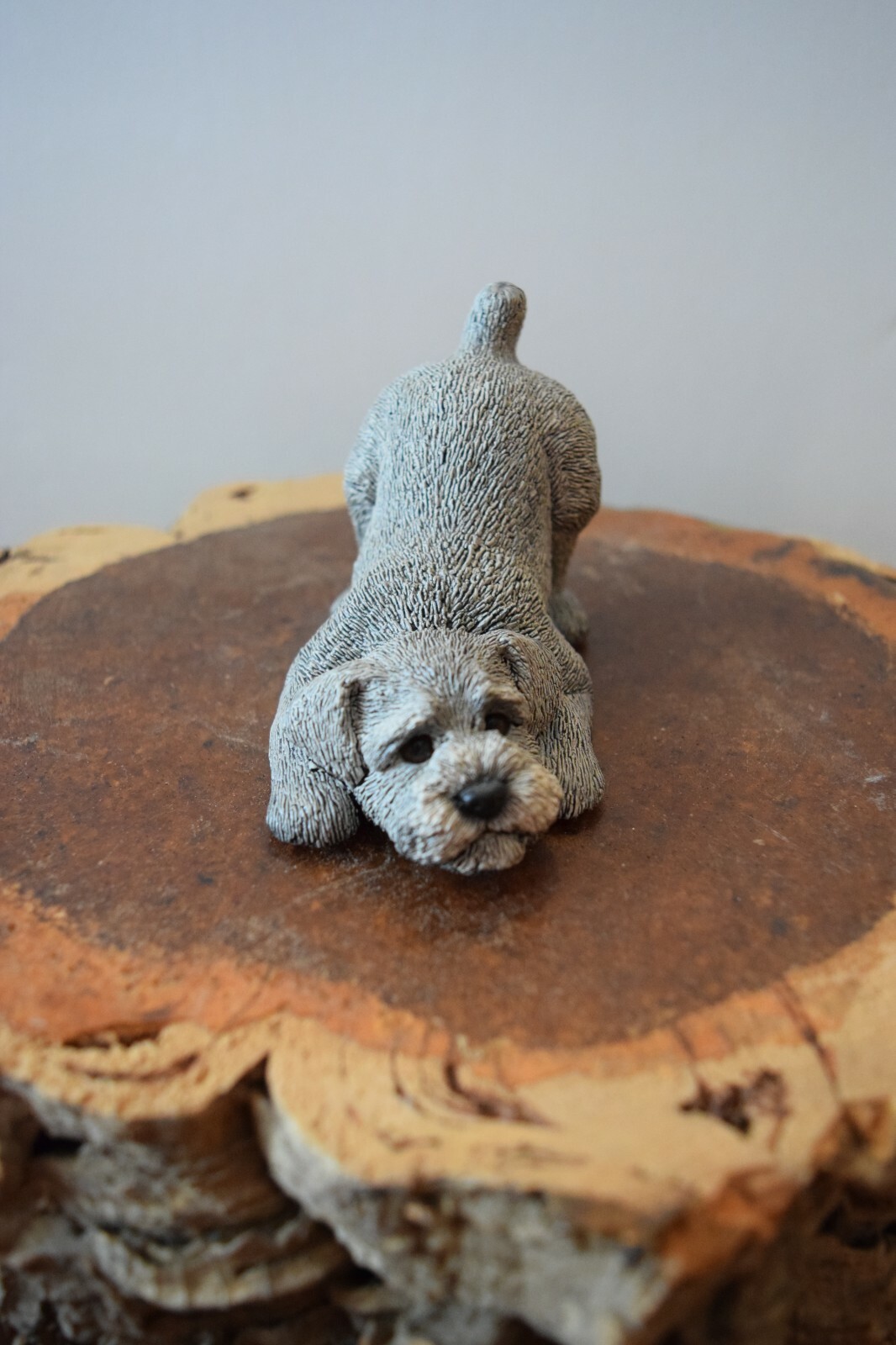 Whiskers By Martha Carey Gray Dog Figurine MS2606. In mint condition