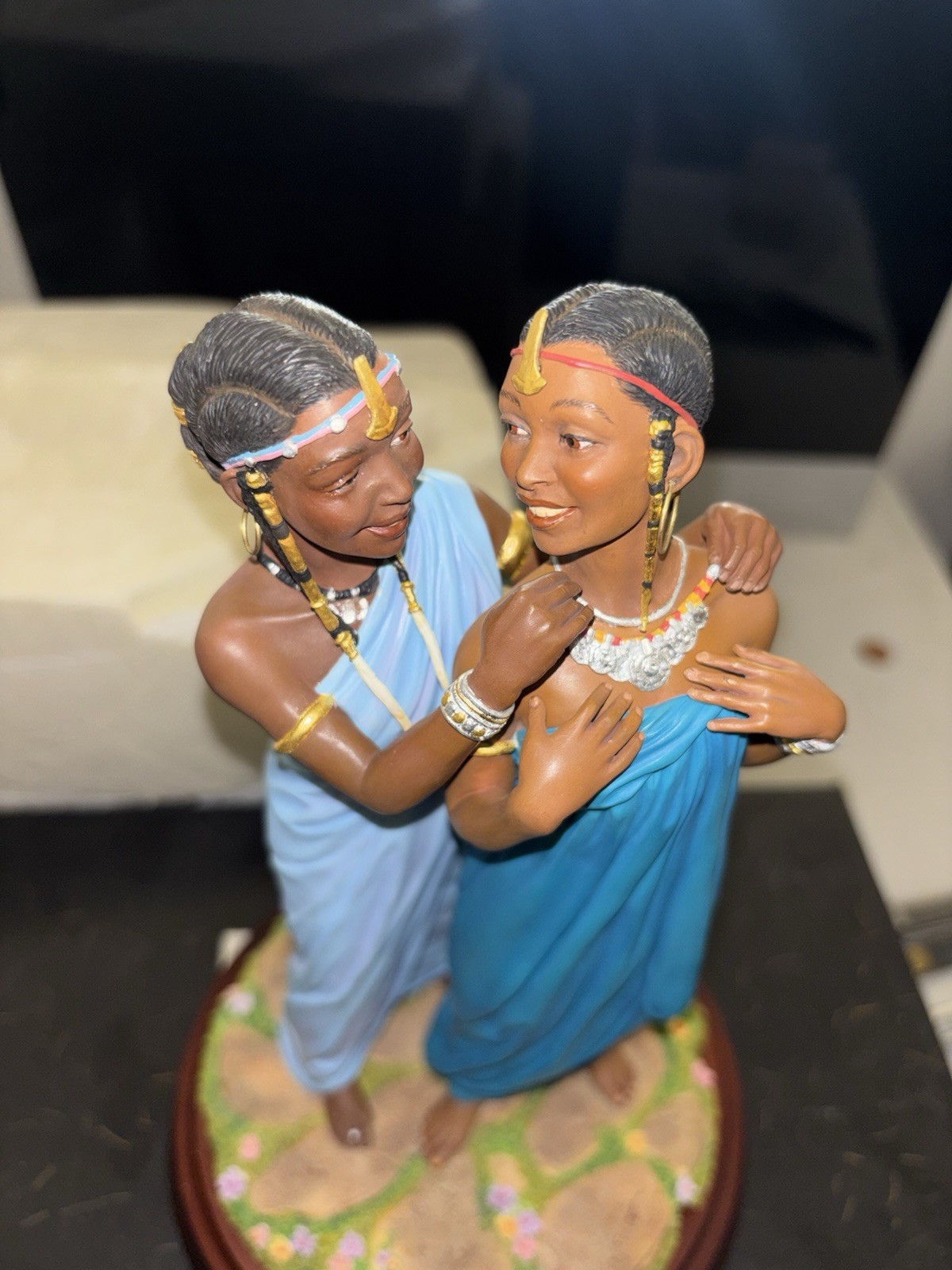 Thomas Blackshear Ebony Visions Sisters Forever Limited First Issue Figurine