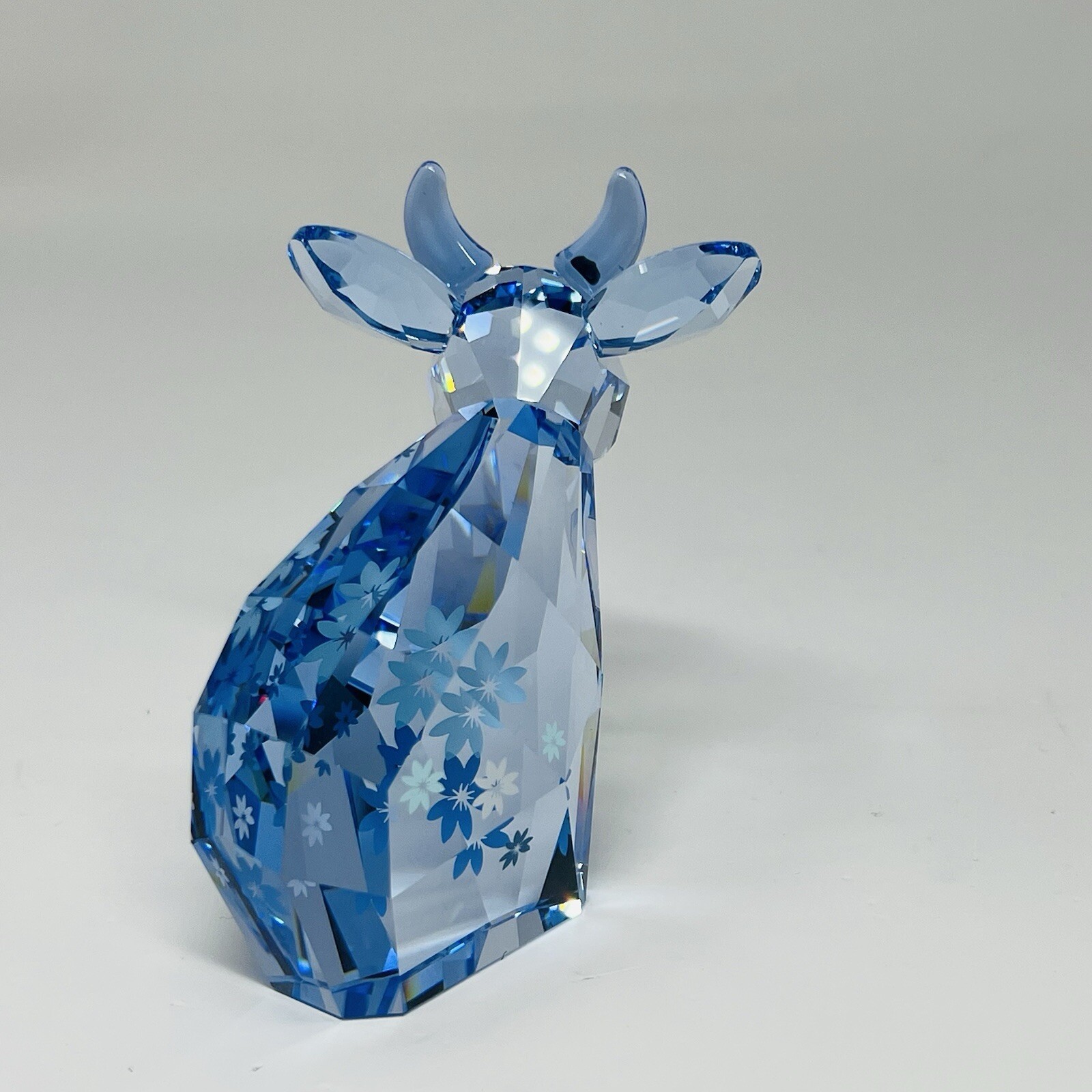 other see details Swarovski Lovlots 2012 Belle Mo Cow Figurine Light Blu G2U