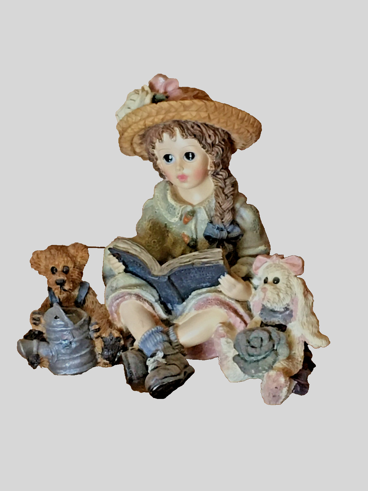 Boyds YESTERDAY’S CHILD Figurine #2539 Julia with Emmy Lou & Daphne 1997