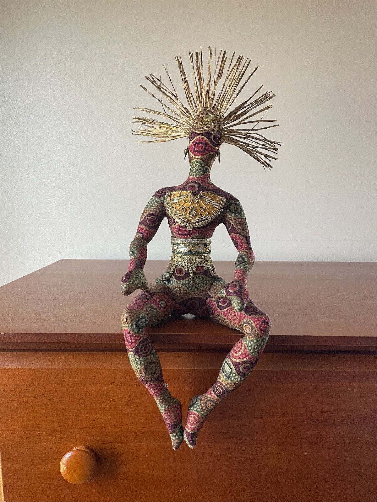 Vintage Peggy Flynn Meditator Limited Edition Artisan Doll 2001