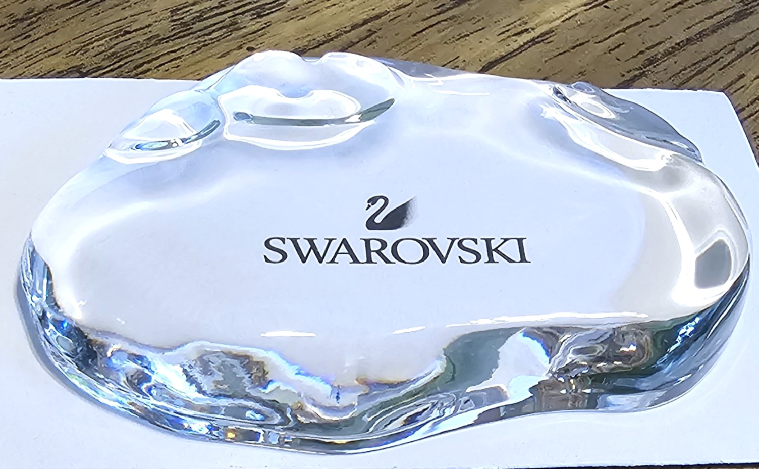 🦆 Swarovski Crystal 2006 “Feathered Beauties”, Large, Duck Pond Base Figurine