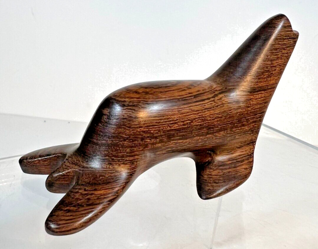 Carved Ironwood Seal Figurine measures 4 in. long