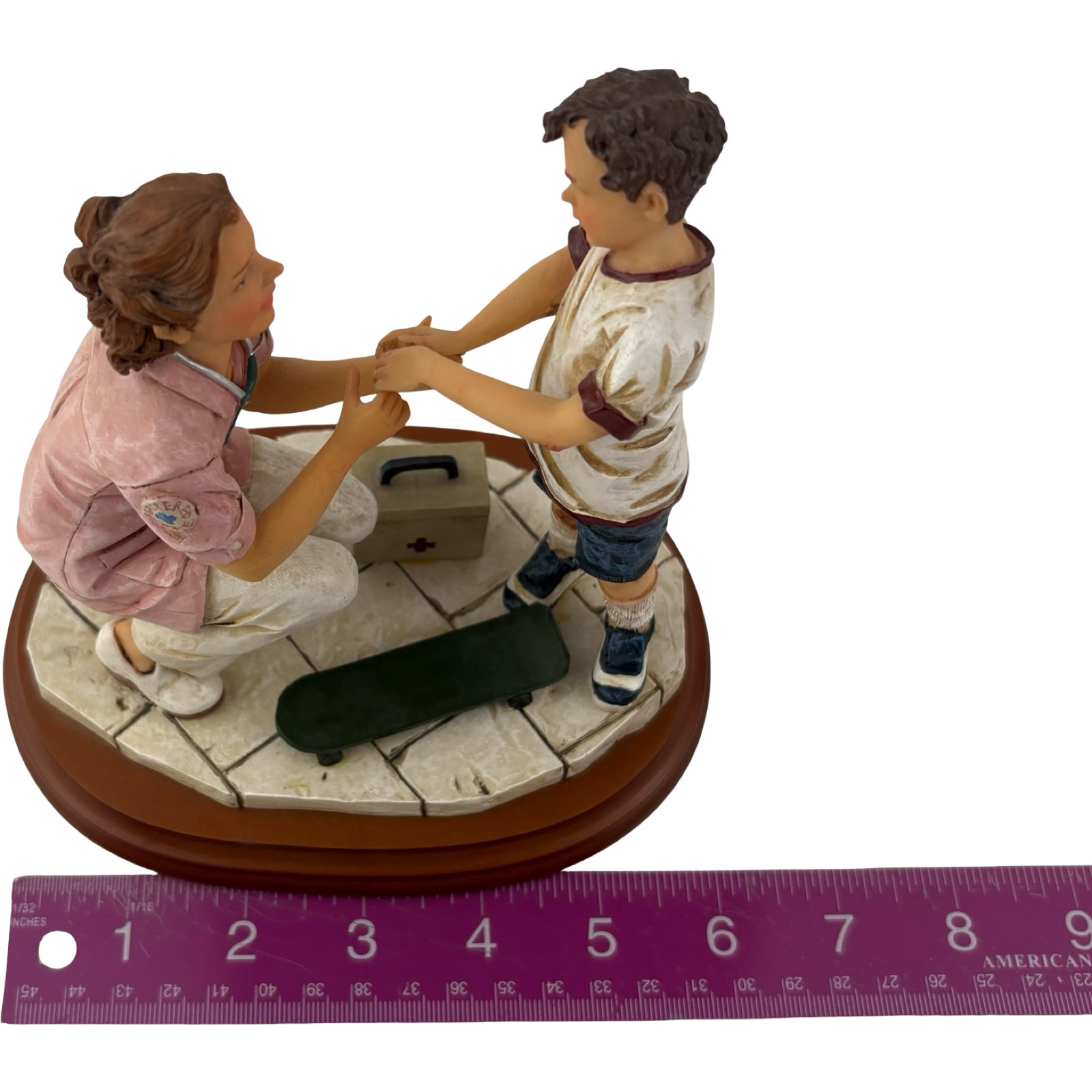 Vanmark Figurine White Caps of Caring RN Nurse Minor Setbacks NR94016 VTG 1998